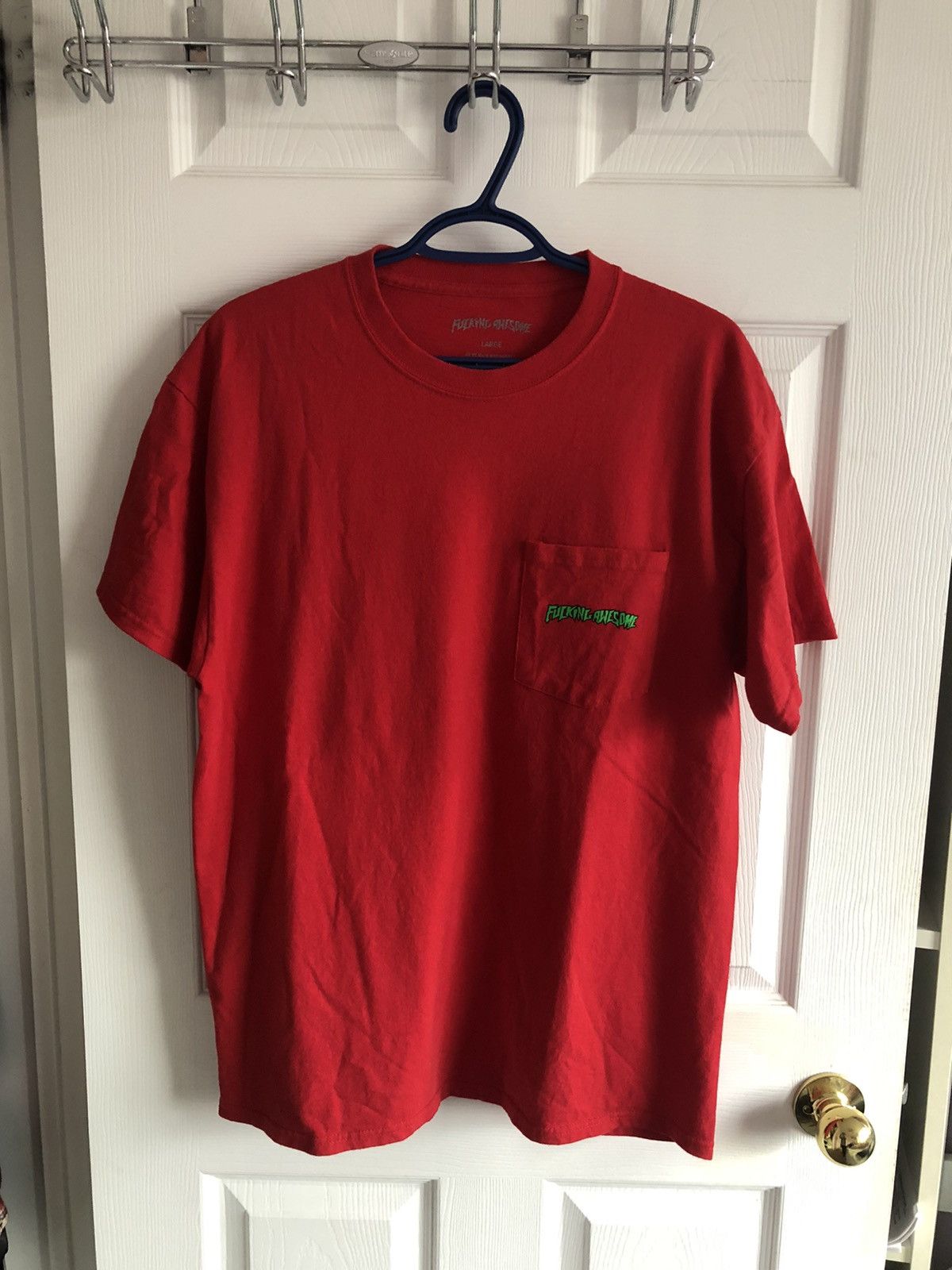 【FUCKING AWESOME】LIFE IN THE USA SHORT SLEEVE TEE RED Life in the USA Short Sleeve Tee – Fucking Awesome