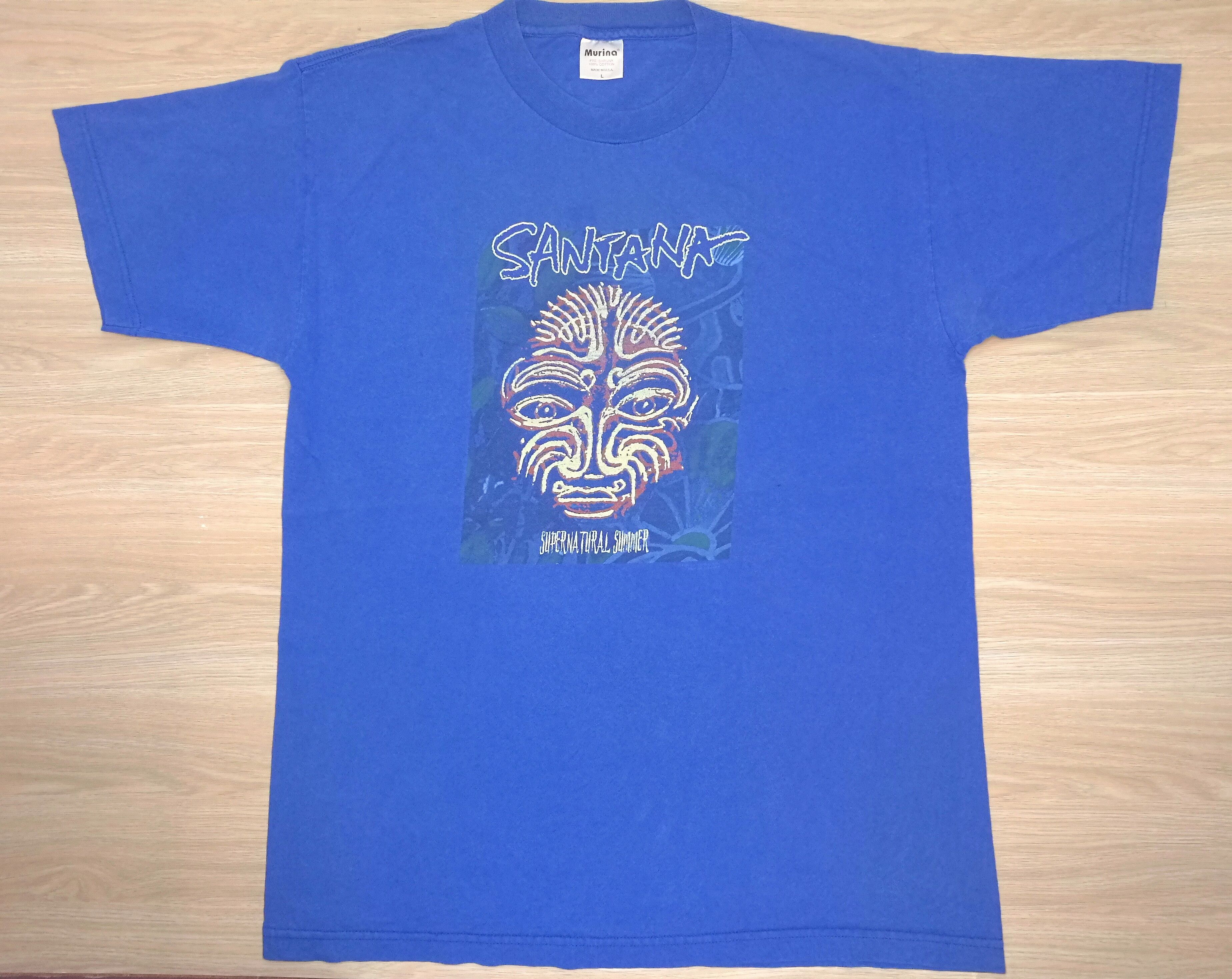 Vintage Carlos deals Santana Supernatural T-shirt 1999 L