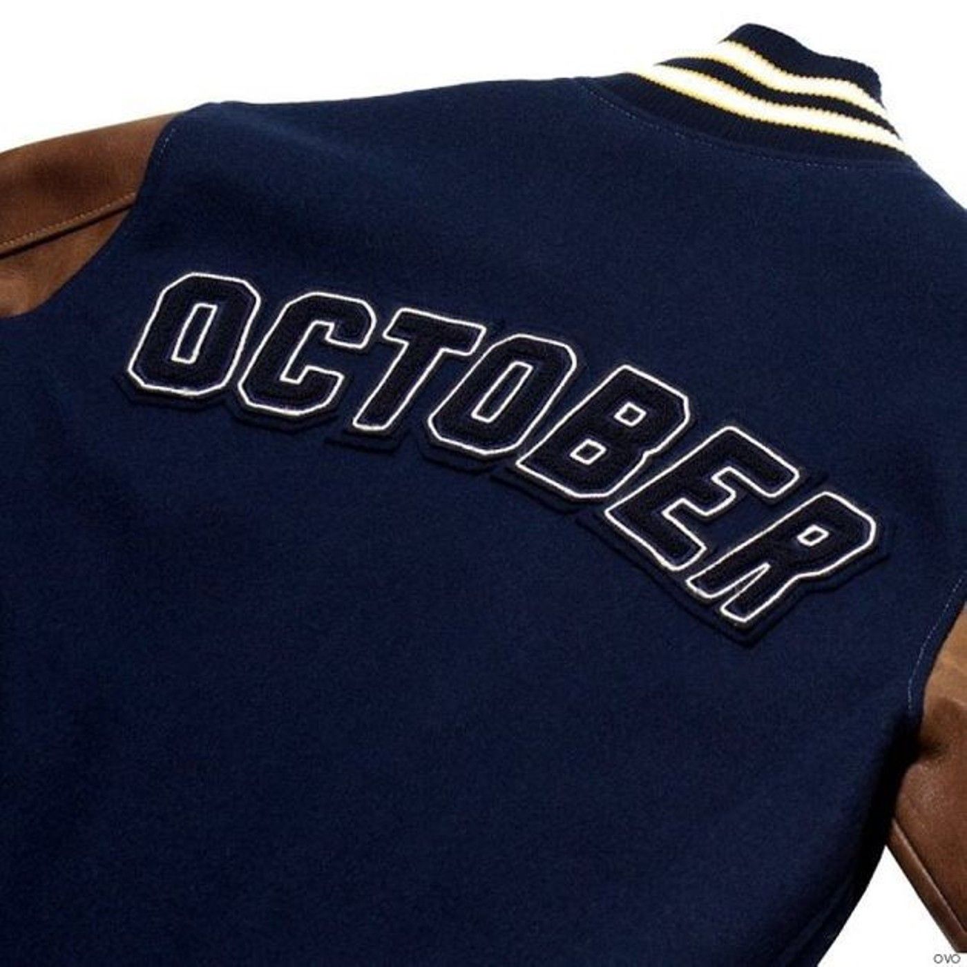 Drake OVO x Roots 2015 Navy Brown Varsity Jacket 1/75🦉🇨🇦🇺🇸 Size US S / EU 44-46 / 1 - 7 Thumbnail