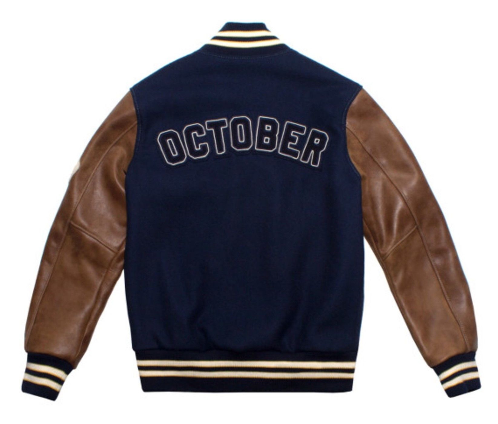 Drake OVO x Roots 2015 Navy Brown Varsity Jacket 1/75🦉🇨🇦🇺🇸 Size US S / EU 44-46 / 1 - 6 Thumbnail