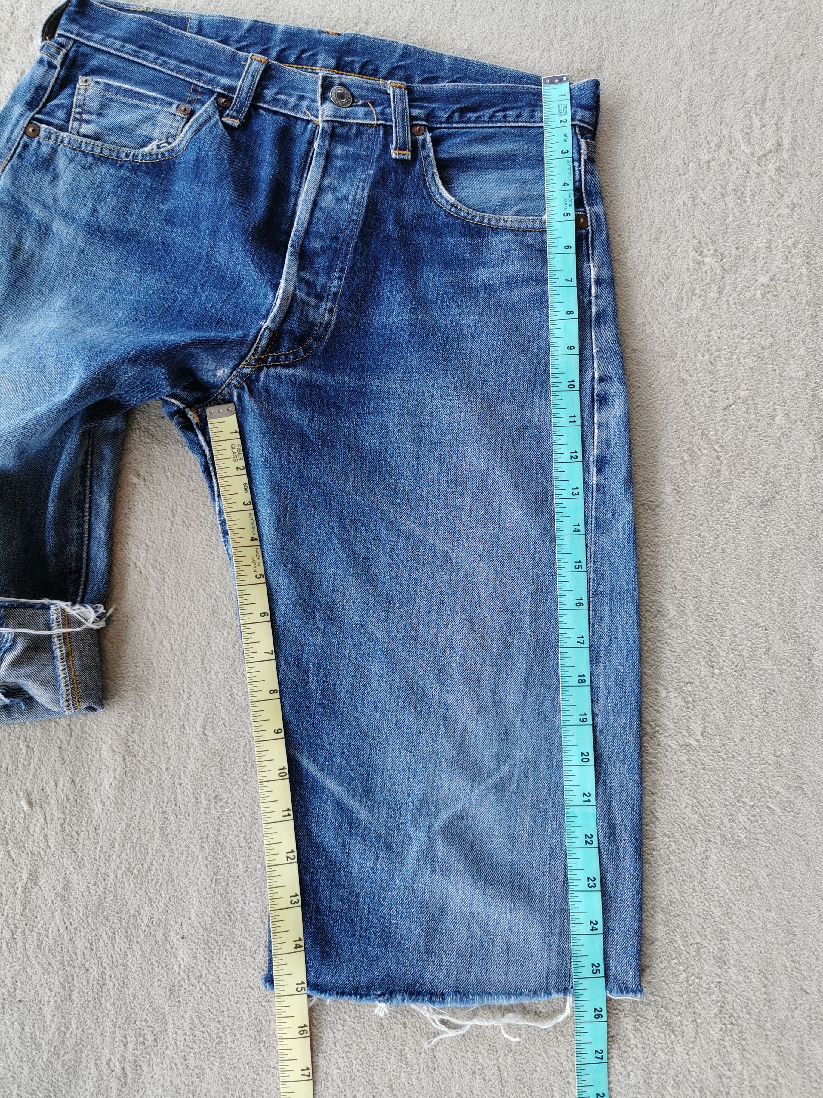 Levi's 1997 Vintage Levis 501 XX Selvedge Cropped Short Jeans Size US 32 / EU 48 - 11 Thumbnail