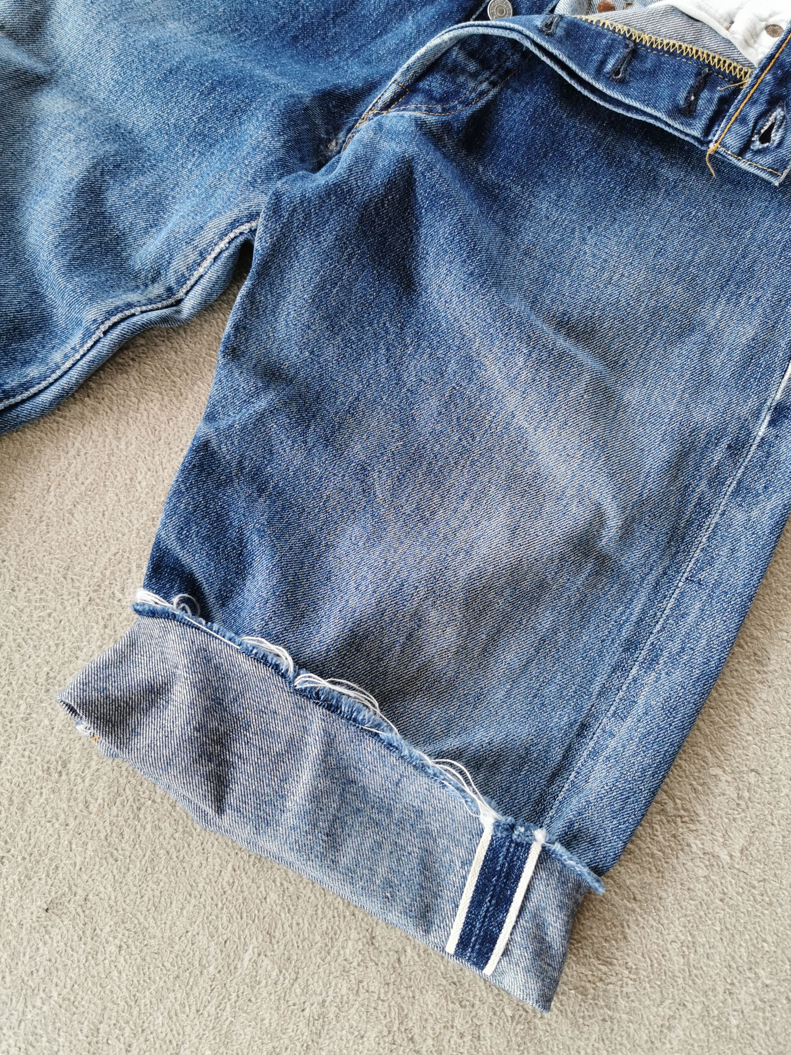 Levi's 1997 Vintage Levis 501 XX Selvedge Cropped Short Jeans Size US 32 / EU 48 - 4 Thumbnail