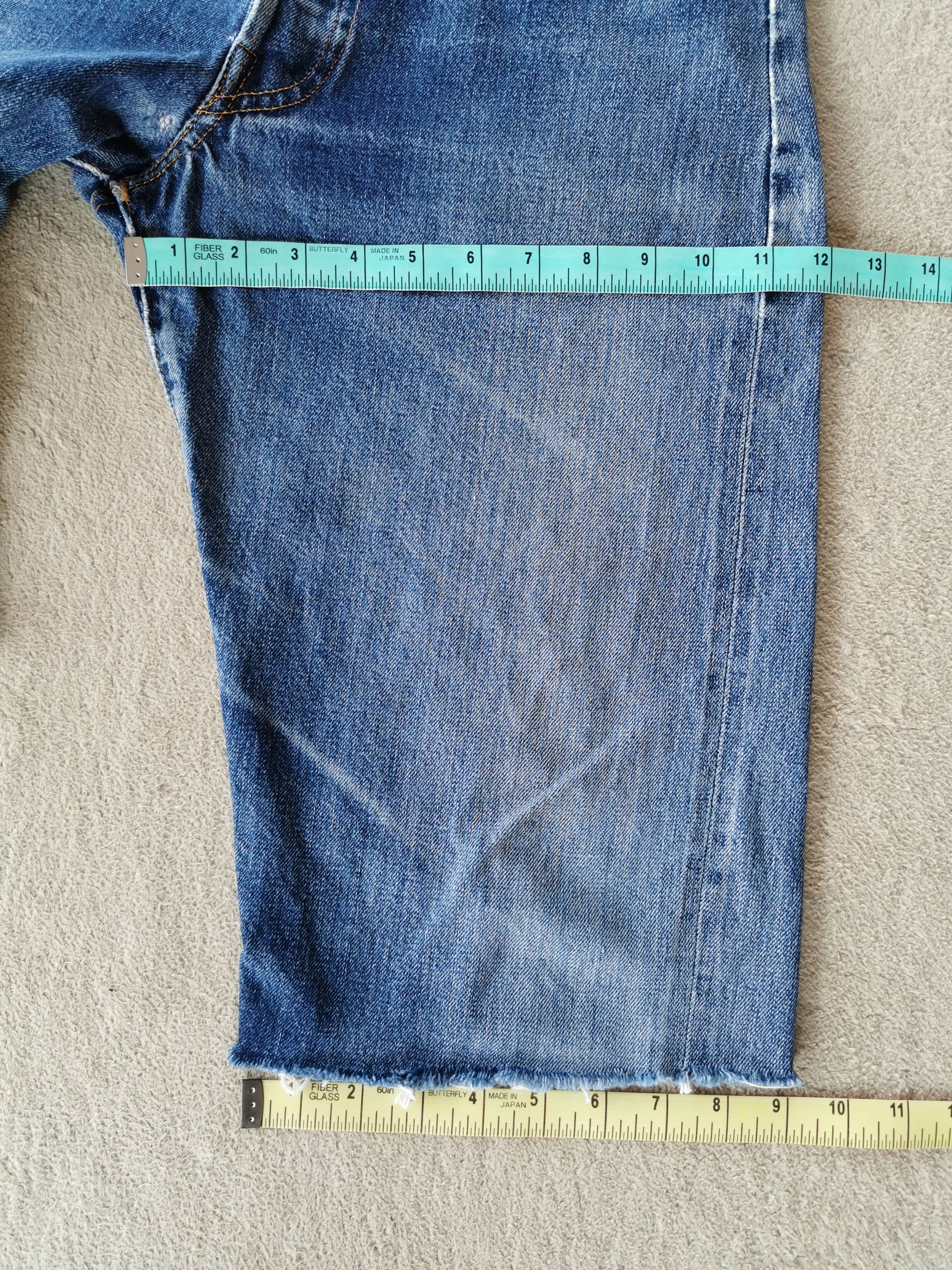 Levi's 1997 Vintage Levis 501 XX Selvedge Cropped Short Jeans Size US 32 / EU 48 - 12 Thumbnail
