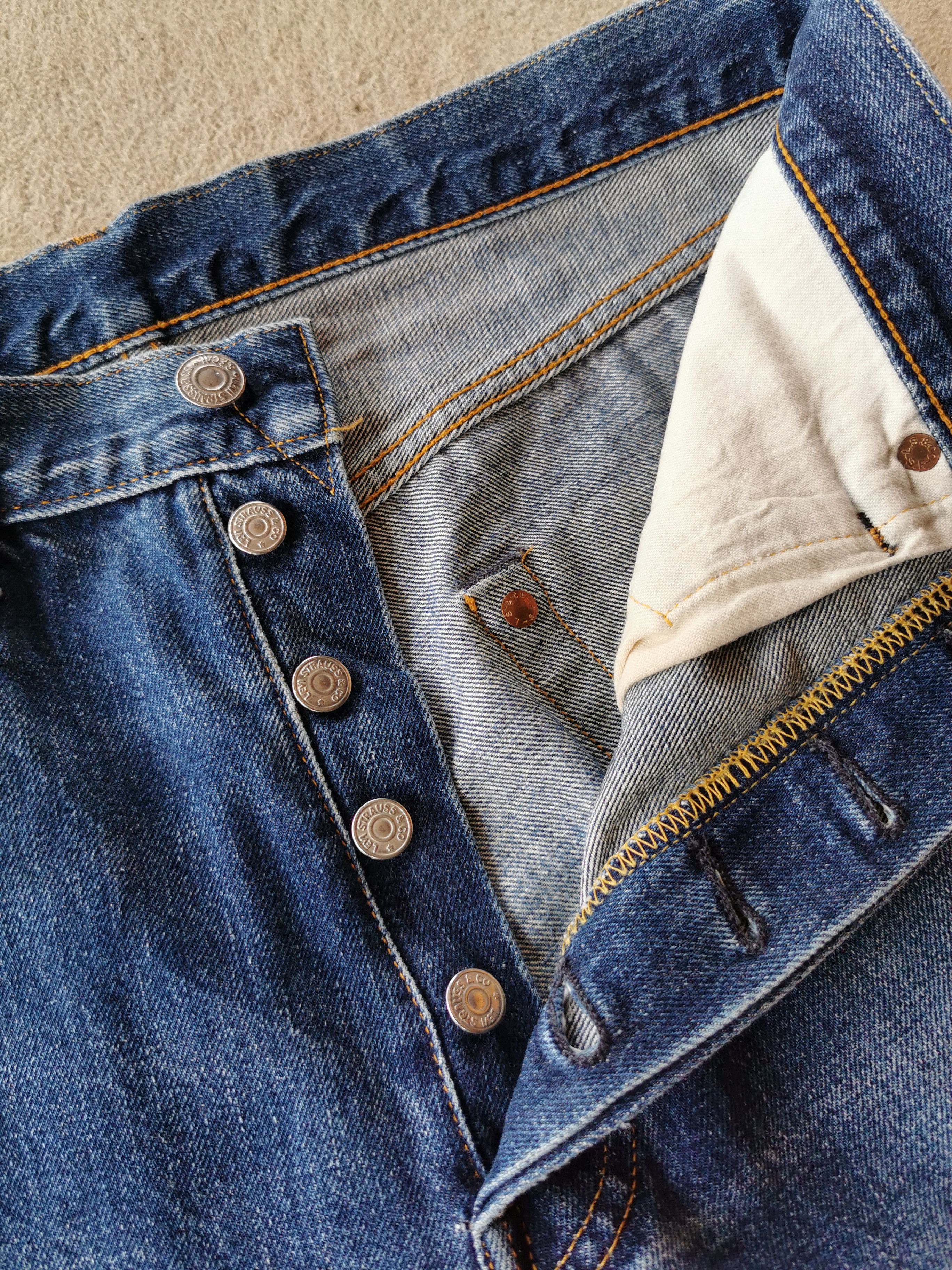 Levi's 1997 Vintage Levis 501 XX Selvedge Cropped Short Jeans Size US 32 / EU 48 - 5 Thumbnail