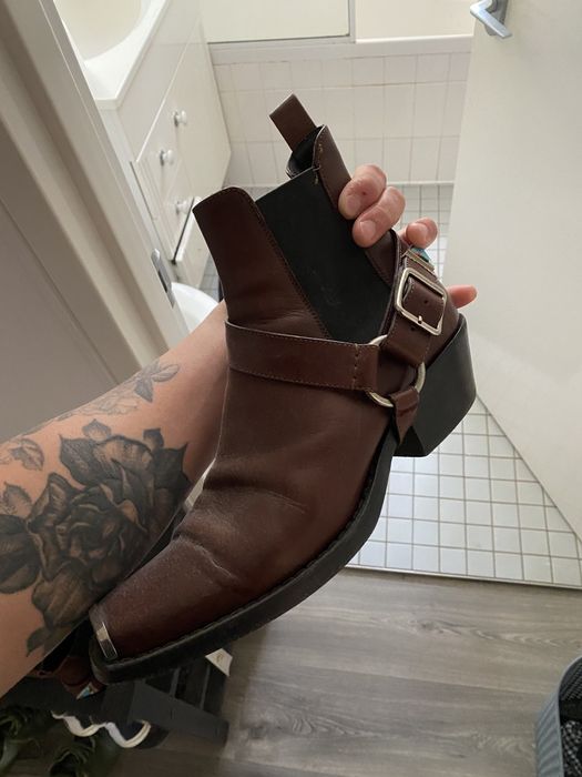 calvin klein 205w39nyc harness boots