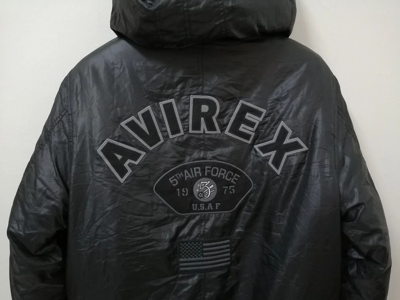 Avirex 🔥RARE🔥AVIREX 5th Air Force USAF Jacket Size US L / EU 52-54 / 3 - 2 Thumbnail