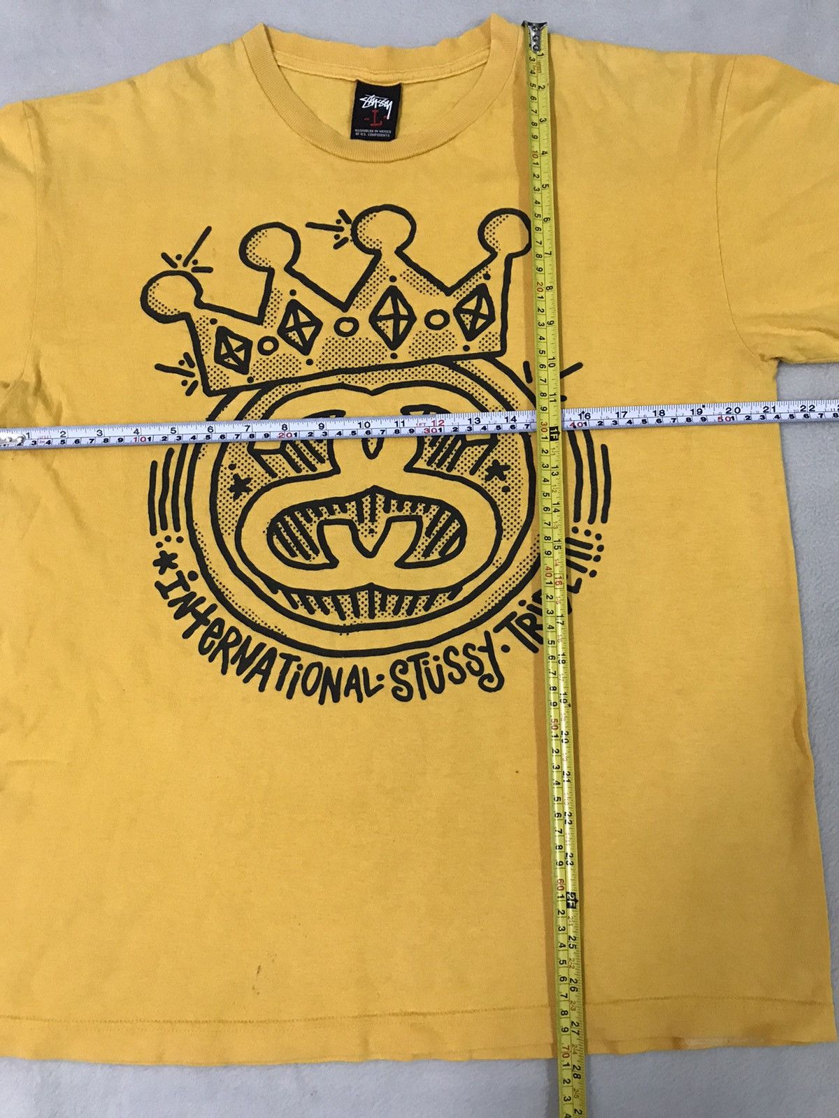 Stussy Vtg International Stussy Trible Big Logo Tshirt Size L Size US L / EU 52-54 / 3 - 8 Thumbnail