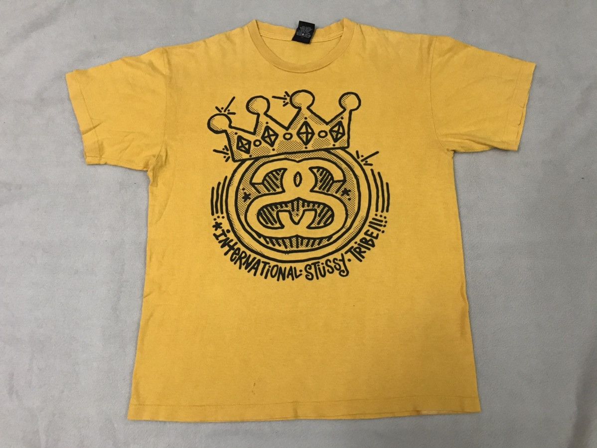 Stussy Vtg International Stussy Trible Big Logo Tshirt Size L Size US L / EU 52-54 / 3 - 1 Thumbnail