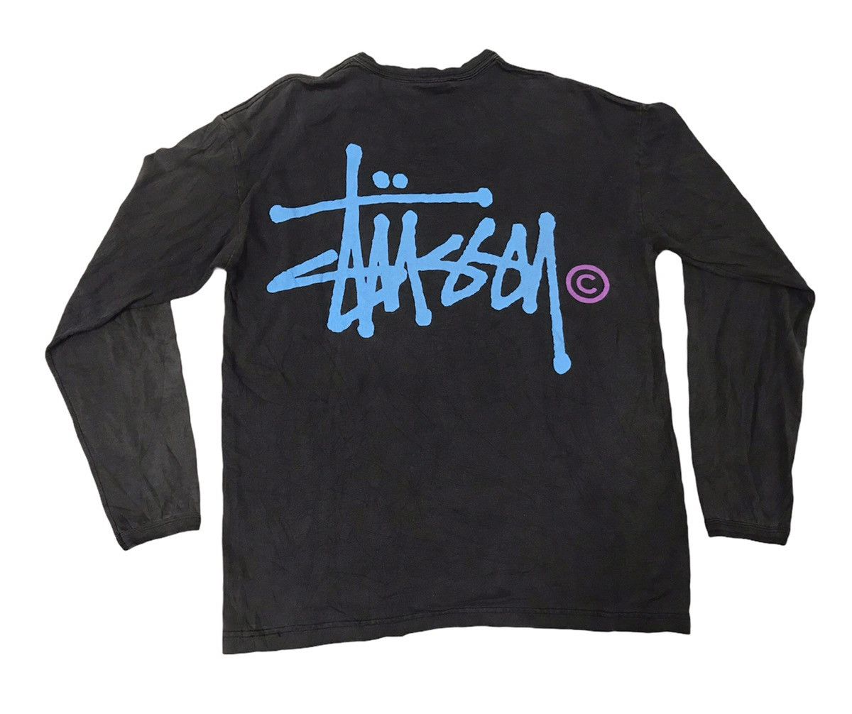 Stussy × Vintage Vtg Big Logo Stussy Tshirt Rare and Nice Design Size US M / EU 48-50 / 2 - 1 Thumbnail