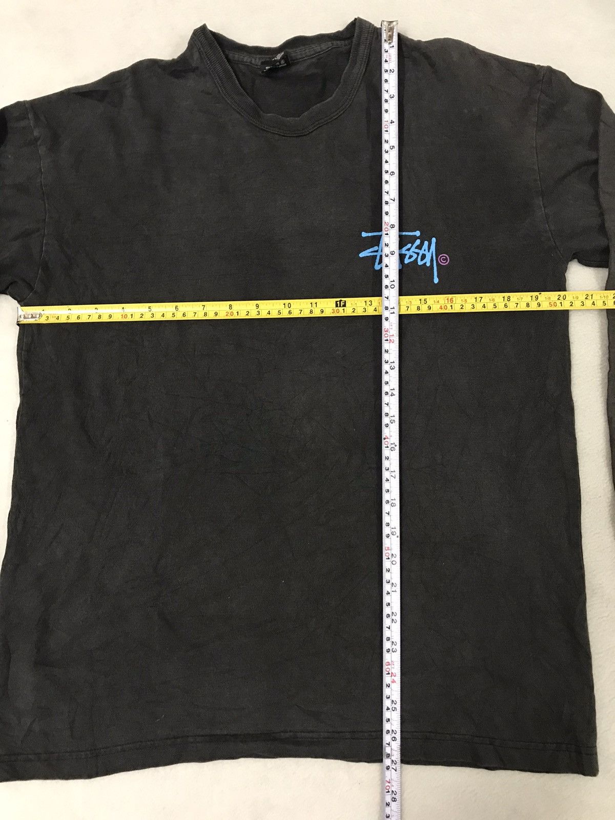 Stussy × Vintage Vtg Big Logo Stussy Tshirt Rare and Nice Design Size US M / EU 48-50 / 2 - 9 Thumbnail