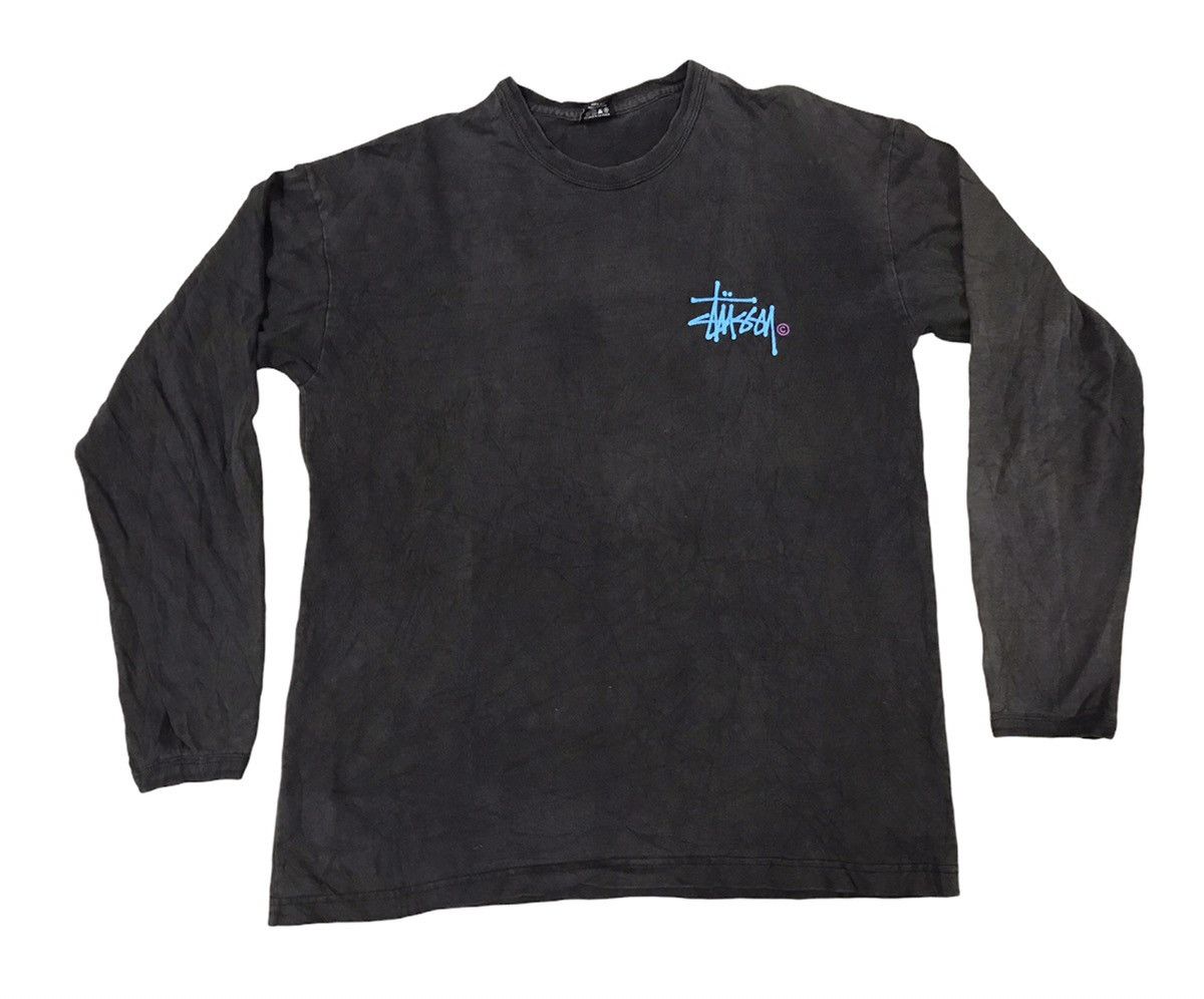 Stussy × Vintage Vtg Big Logo Stussy Tshirt Rare and Nice Design Size US M / EU 48-50 / 2 - 2 Thumbnail