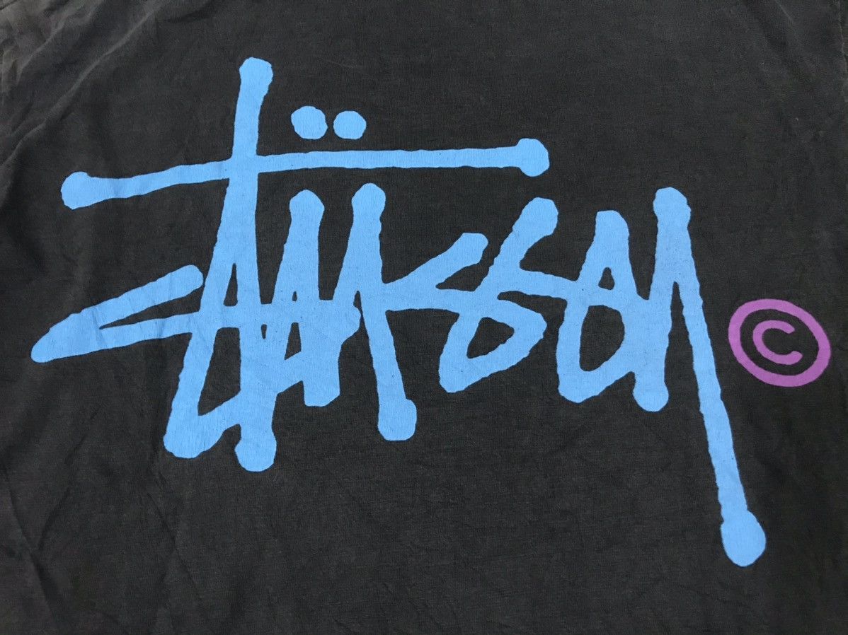 Stussy × Vintage Vtg Big Logo Stussy Tshirt Rare and Nice Design Size US M / EU 48-50 / 2 - 3 Thumbnail