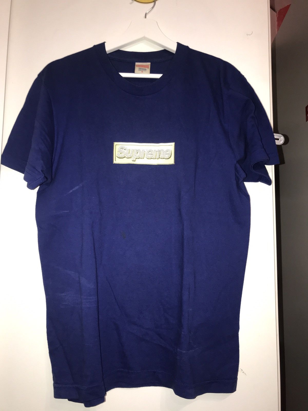 Bling Box Logo Tee Size M 2013 Navy Blue