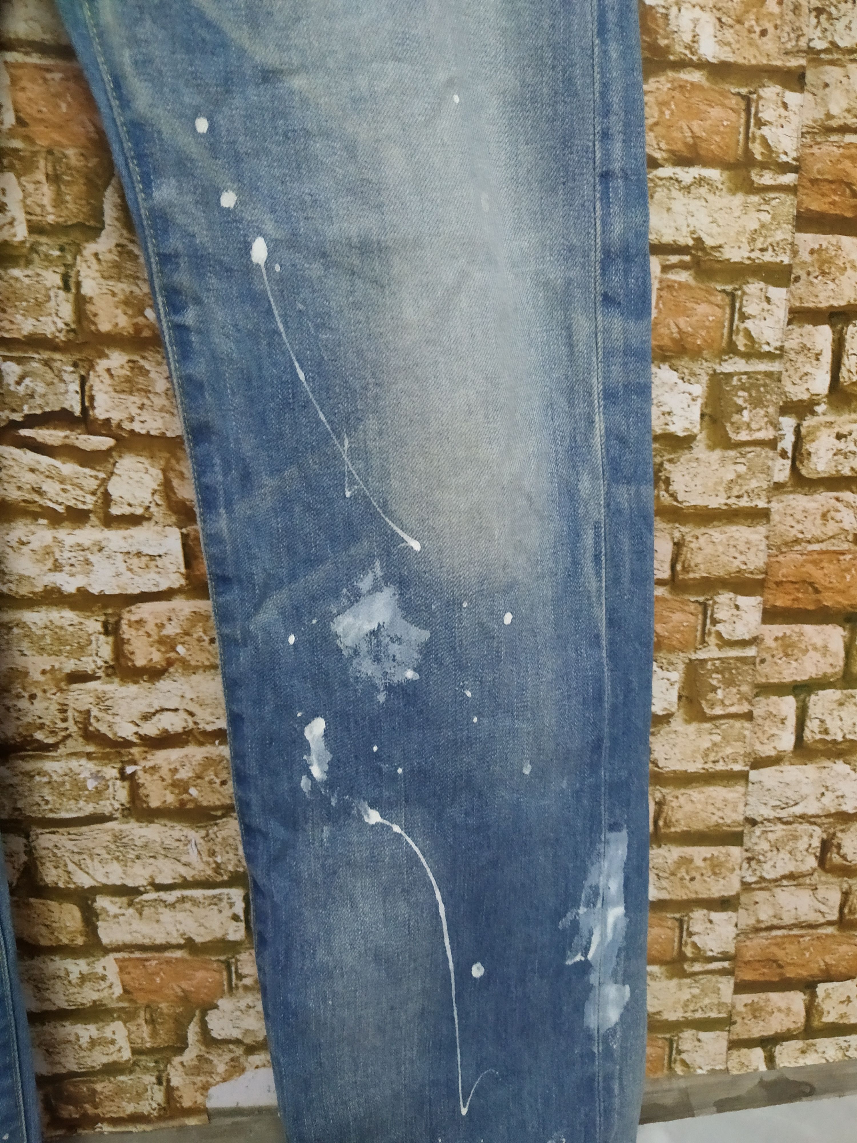 HYDROGEN HYDROGEN SKULL DENIM JAPAN (B642) Waist 34 Size US 34 / EU 50 - 8 Thumbnail