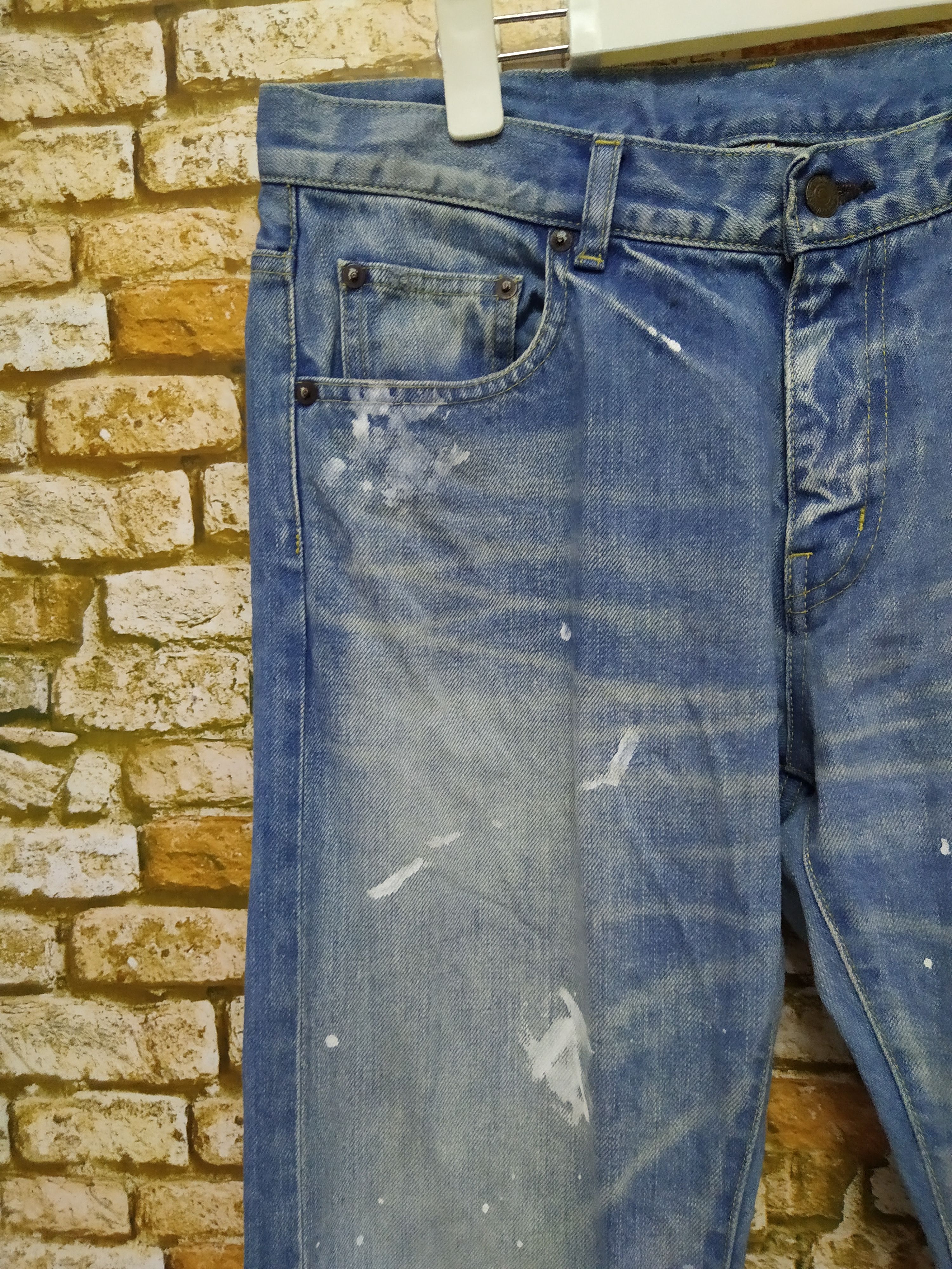 HYDROGEN HYDROGEN SKULL DENIM JAPAN (B642) Waist 34 Size US 34 / EU 50 - 9 Thumbnail