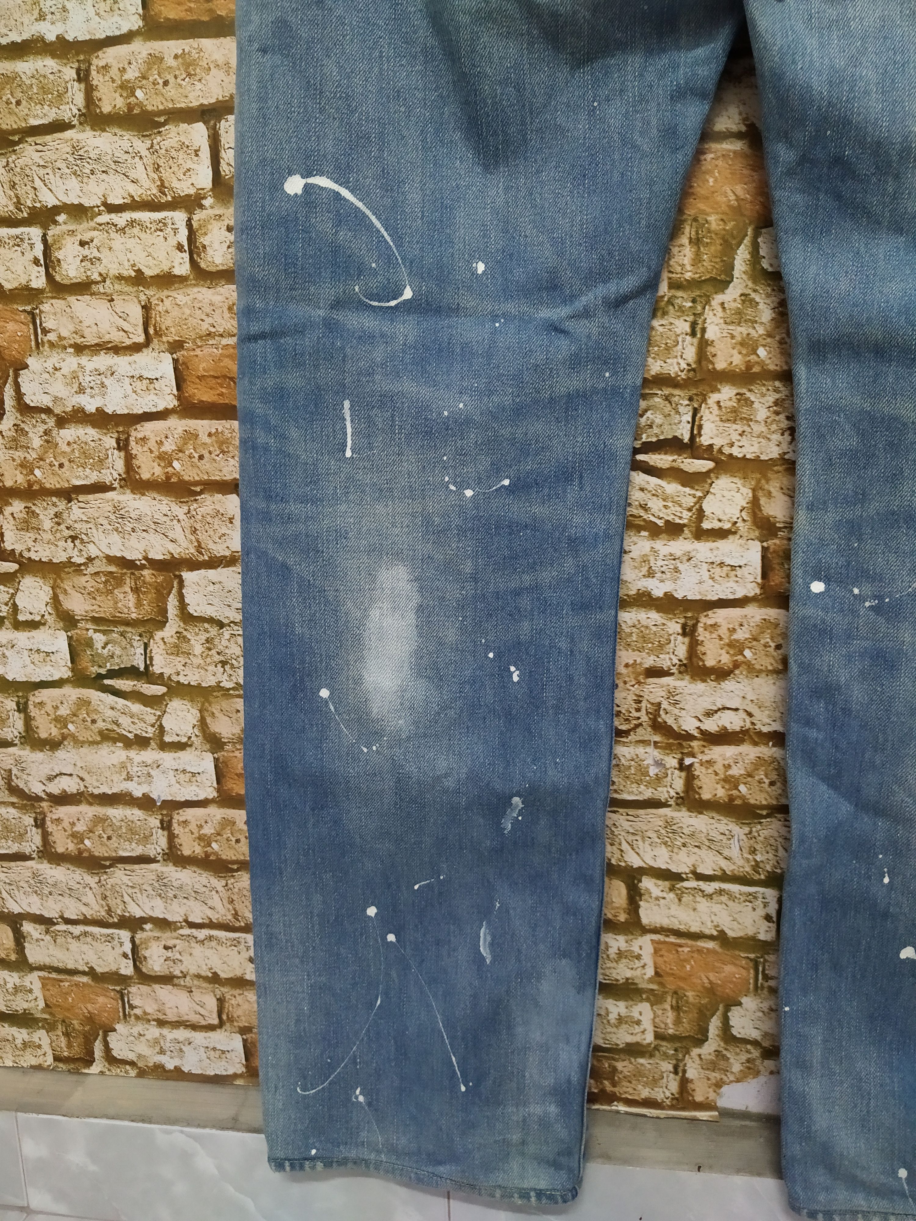 HYDROGEN HYDROGEN SKULL DENIM JAPAN (B642) Waist 34 Size US 34 / EU 50 - 2 Thumbnail