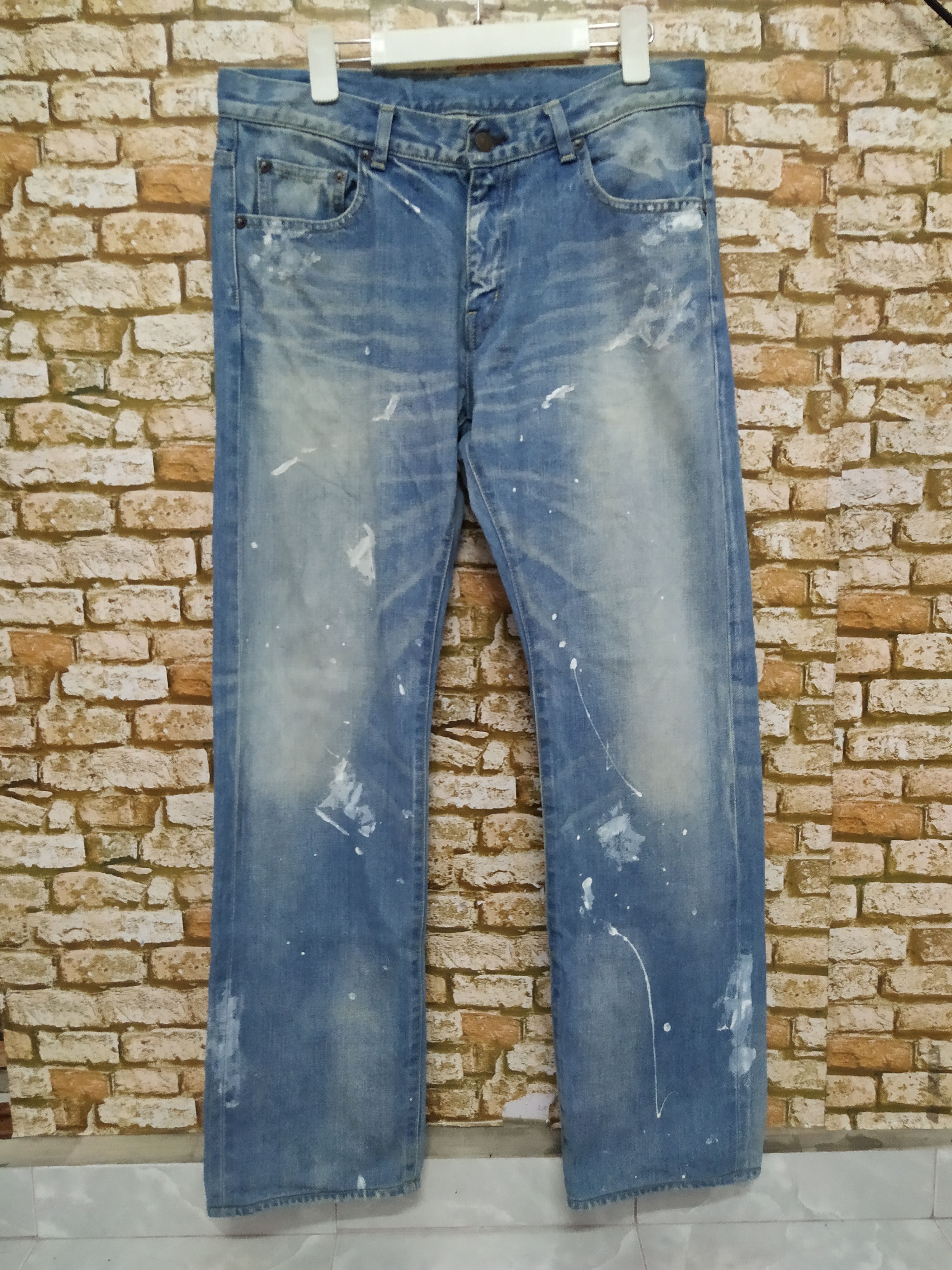 HYDROGEN HYDROGEN SKULL DENIM JAPAN (B642) Waist 34 Size US 34 / EU 50 - 7 Thumbnail