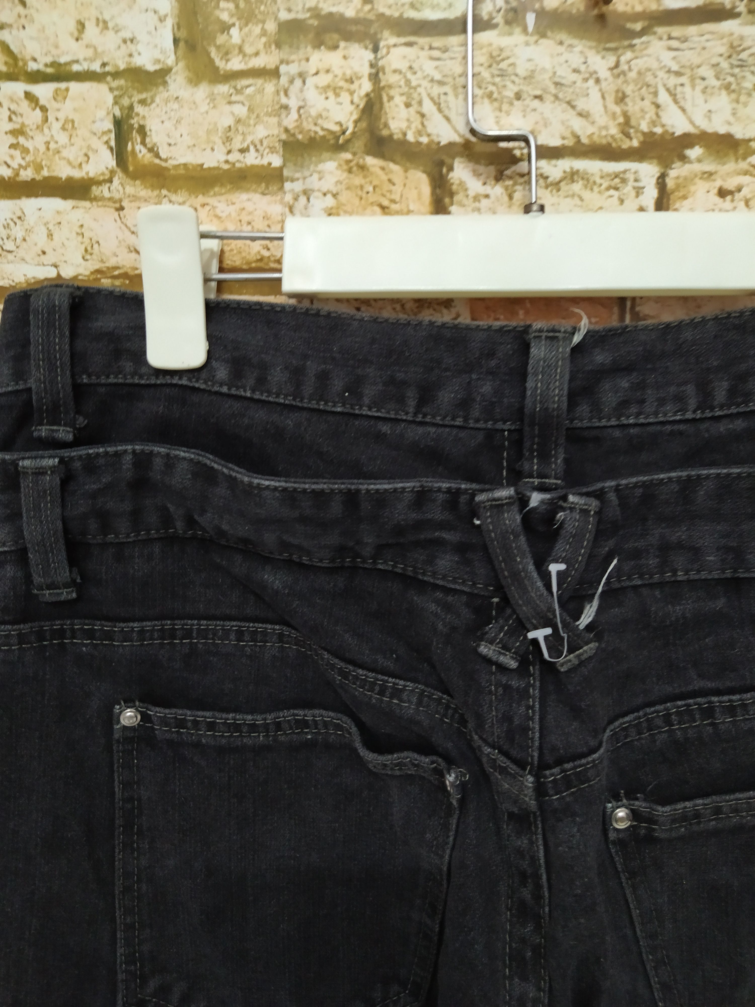 Japanese Brand SKULL PUNK POEMS JAPAN DENIM (B644) Waist 35 Size US 35 - 8 Thumbnail
