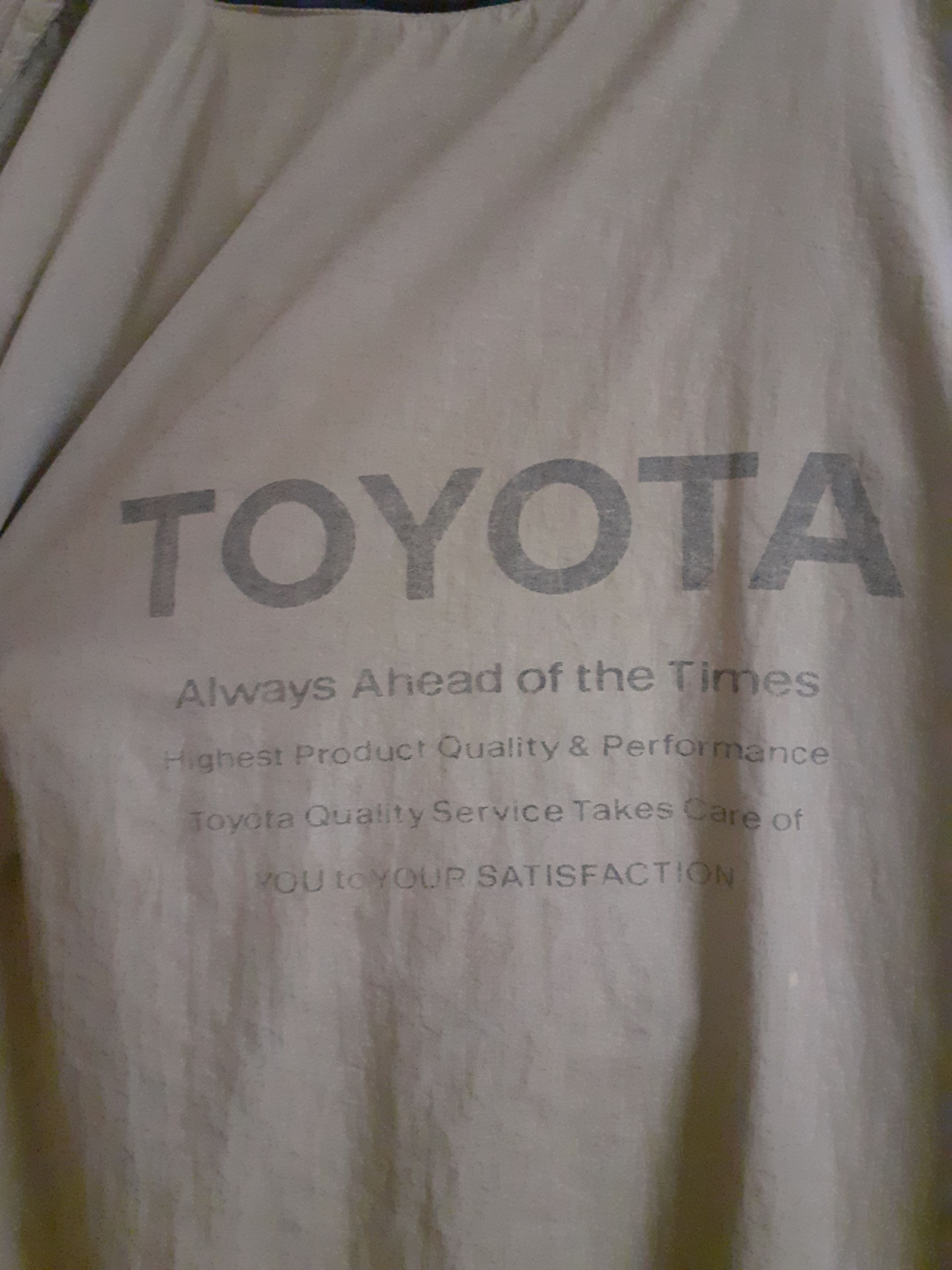 Japanese Brand × Vintage Rare Vintage 90's Nice Design Toyota Bomber Jacket Size US L / EU 52-54 / 3 - 8 Thumbnail