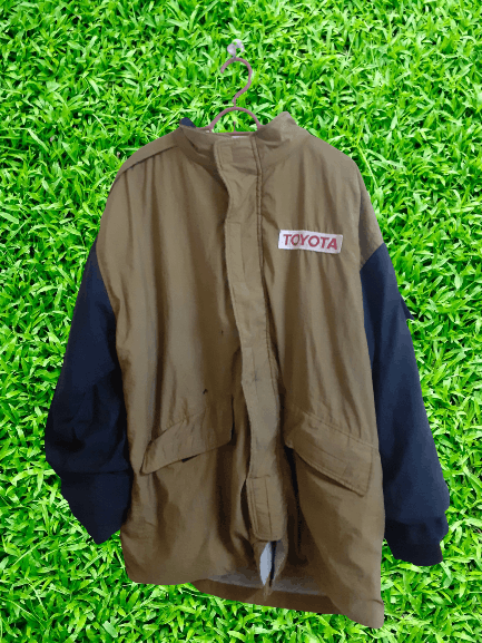 Japanese Brand × Vintage Rare Vintage 90's Nice Design Toyota Bomber Jacket Size US L / EU 52-54 / 3 - 1 Thumbnail