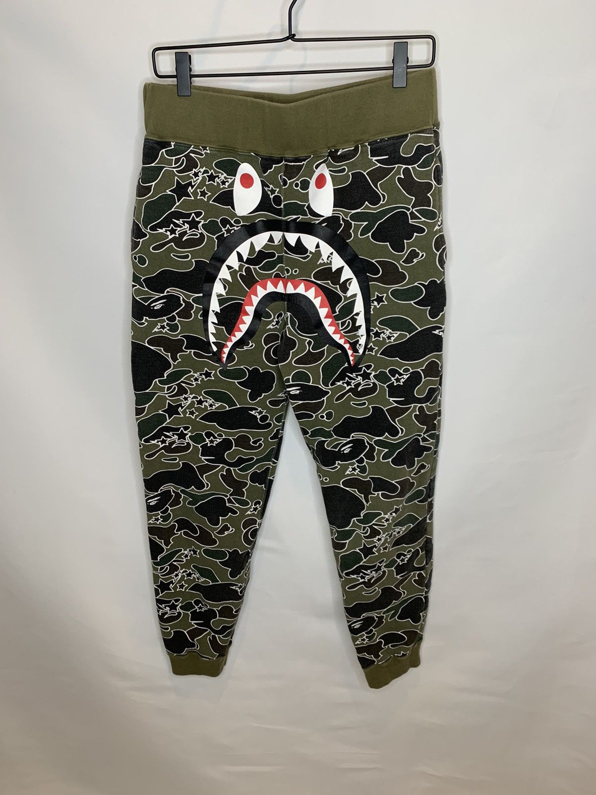 BAPE Camo Shark Sweatpants MEDIUM
