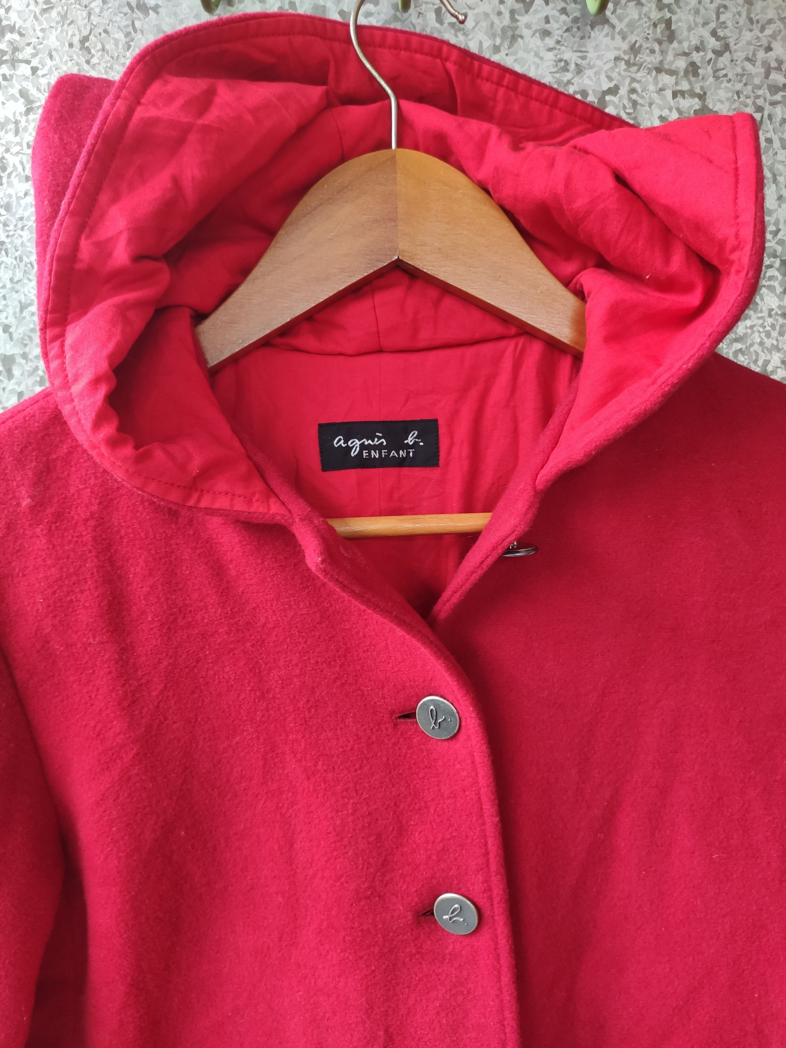 agnes b. 🔥 Agnes B Enfant wool hoodies long jacket made in France Size US S / EU 44-46 / 1 - 3 Thumbnail