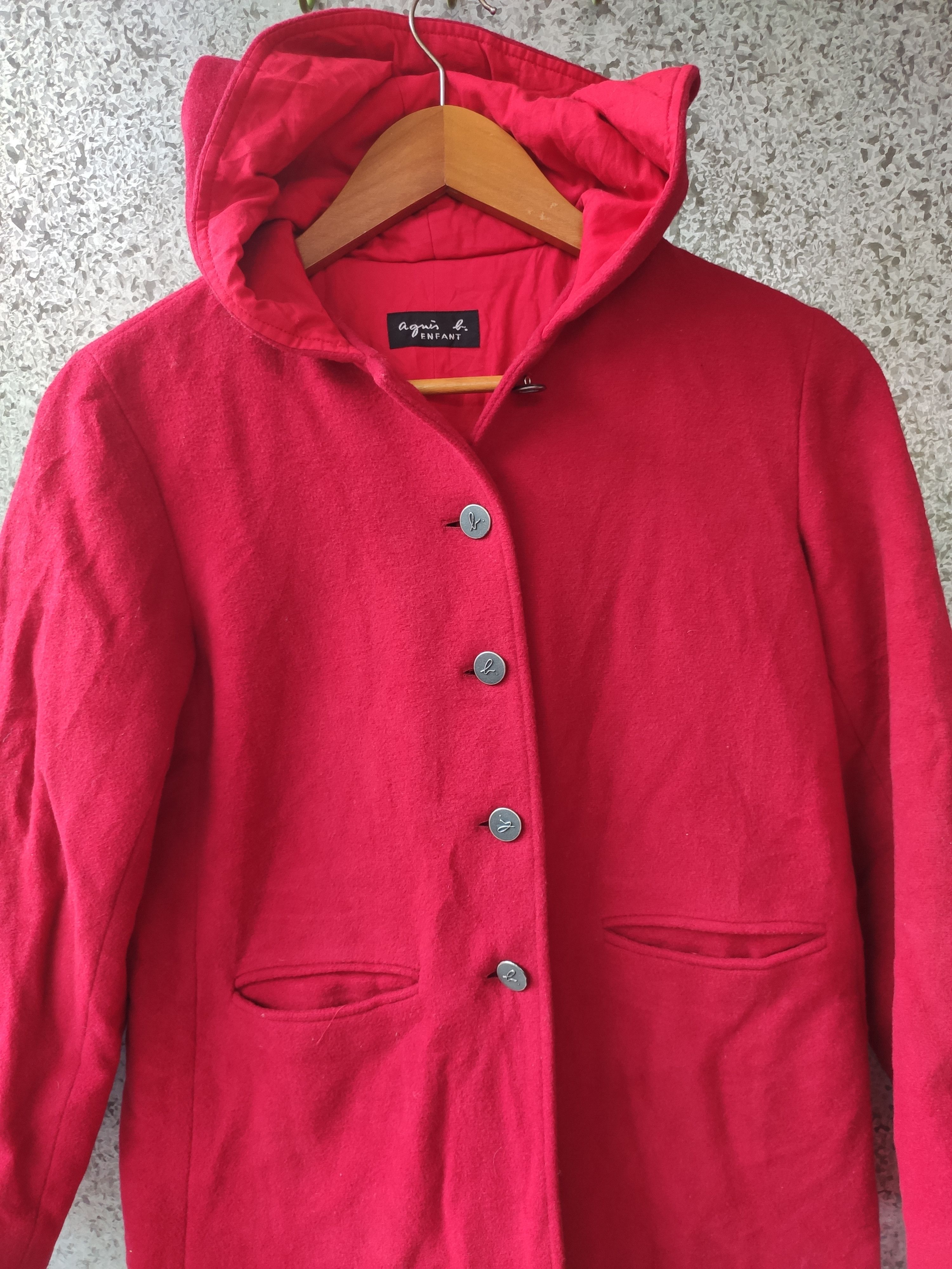 agnes b. 🔥 Agnes B Enfant wool hoodies long jacket made in France Size US S / EU 44-46 / 1 - 2 Thumbnail