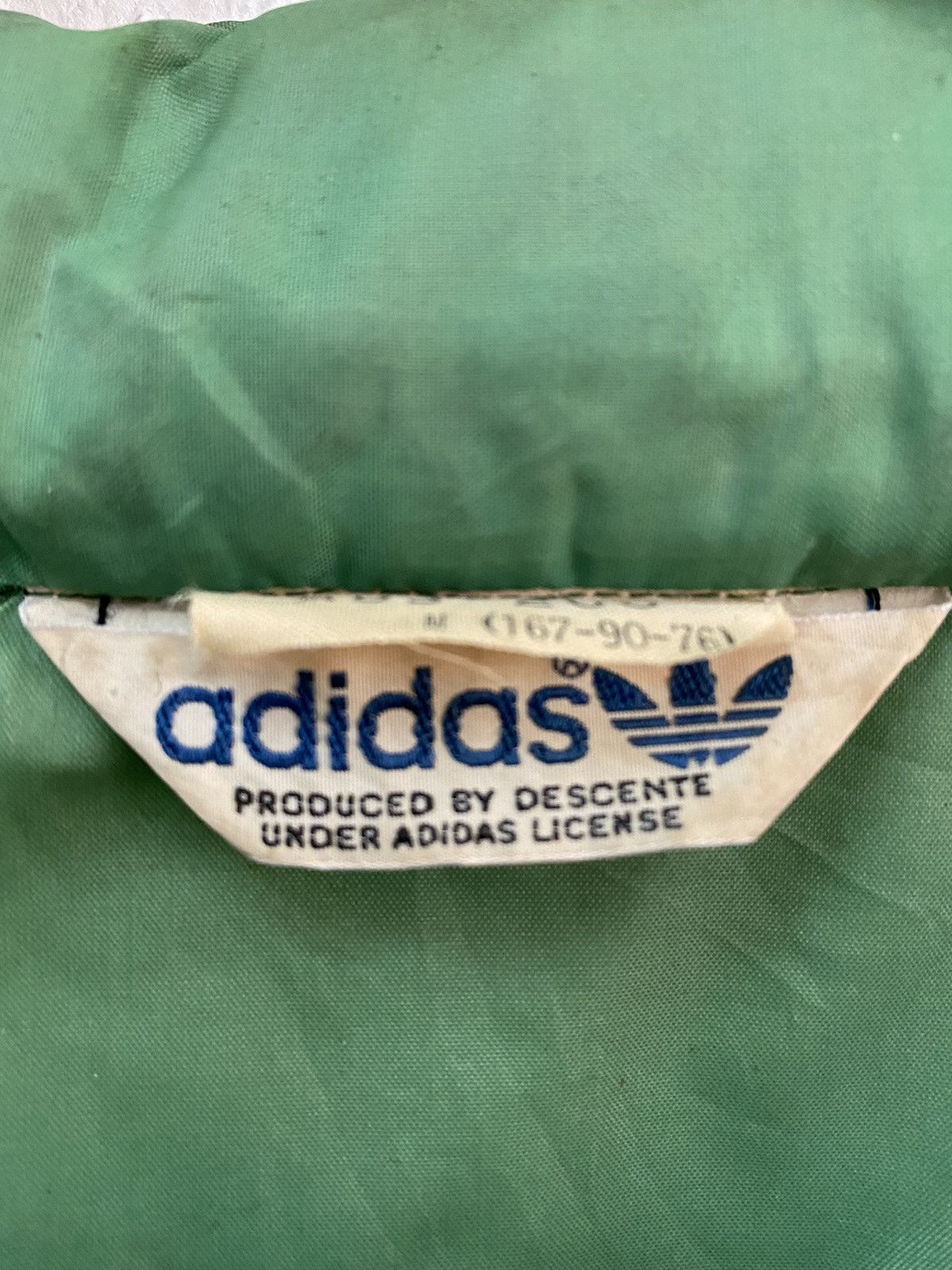 Adidas Vintage Adidas Japan Rare Green Windbreaker Jacket Size US S / EU 44-46 / 1 - 11 Thumbnail