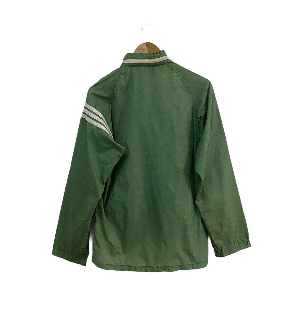 Adidas Vintage Adidas Japan Rare Green Windbreaker Jacket Size US S / EU 44-46 / 1 - 10 Thumbnail