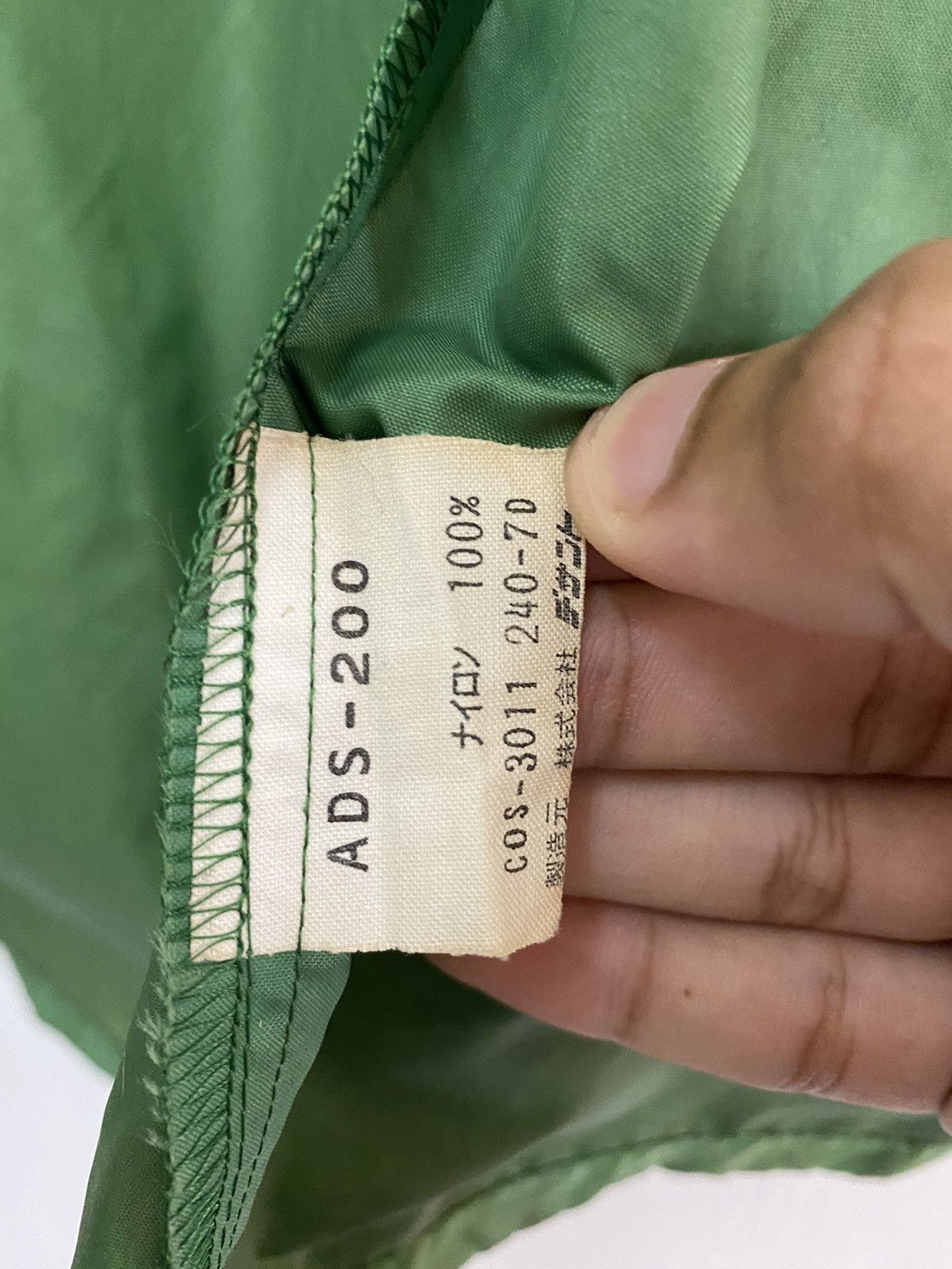 Adidas Vintage Adidas Japan Rare Green Windbreaker Jacket Size US S / EU 44-46 / 1 - 13 Thumbnail