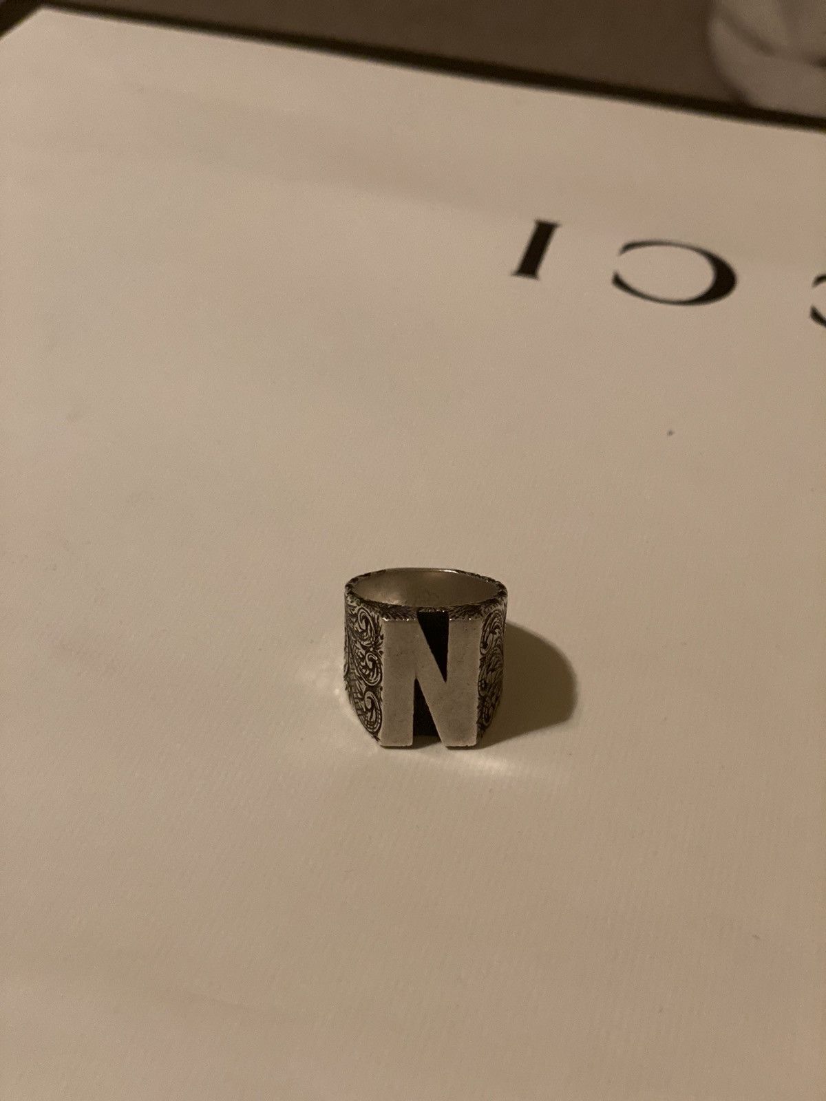 Gucci Gucci Letter ‘N’ Ring Size ONE SIZE - 3 Thumbnail