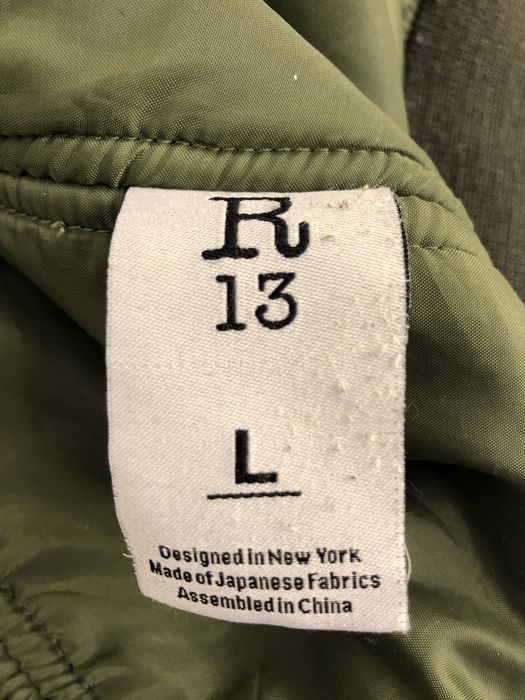 R13 X OVERSIZED Flight Coat Grailed