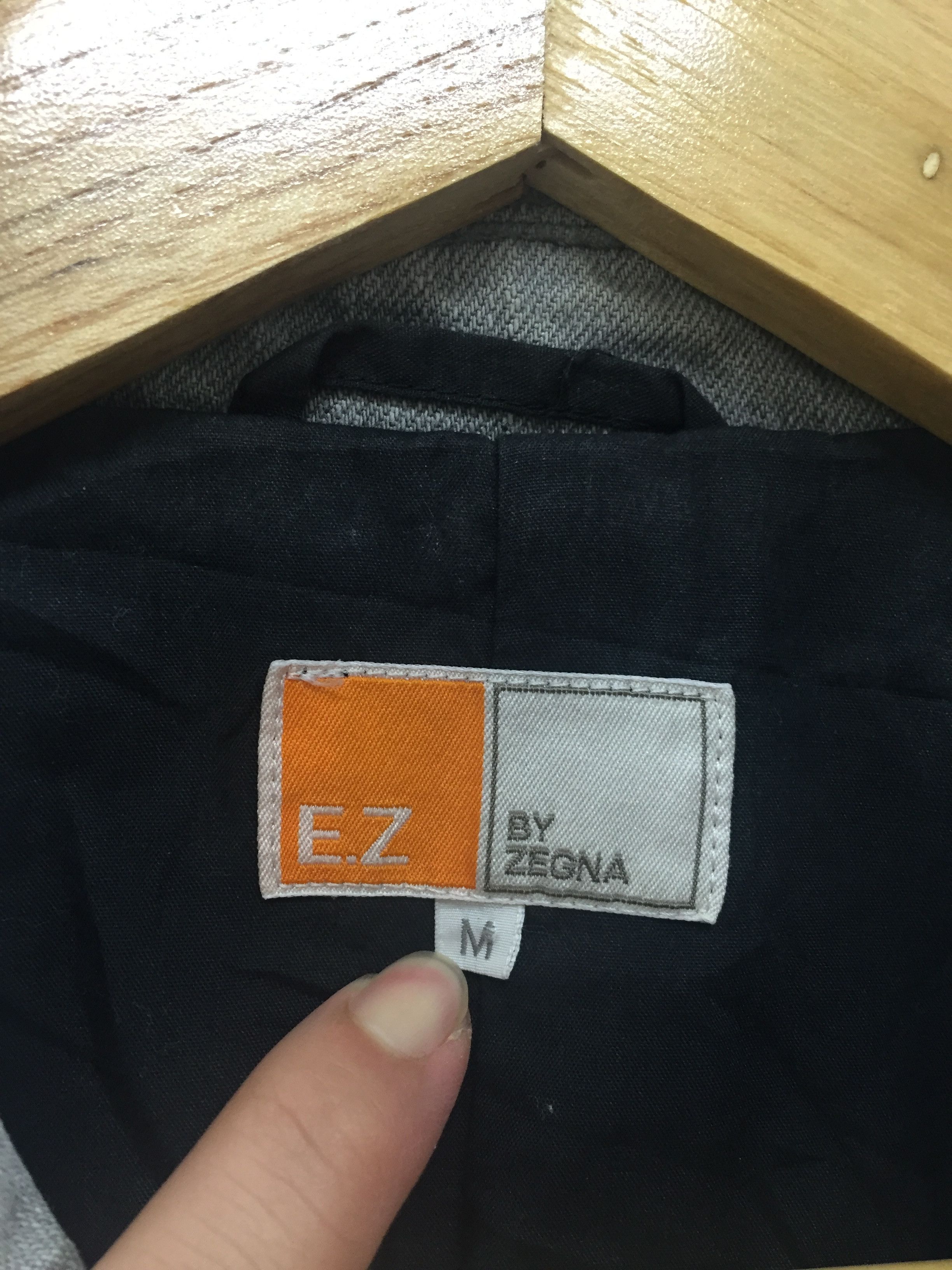 Ermenegildo Zegna EZ by Zegna Denim Jacket blazer Size US M / EU 48-50 / 2 - 9 Thumbnail