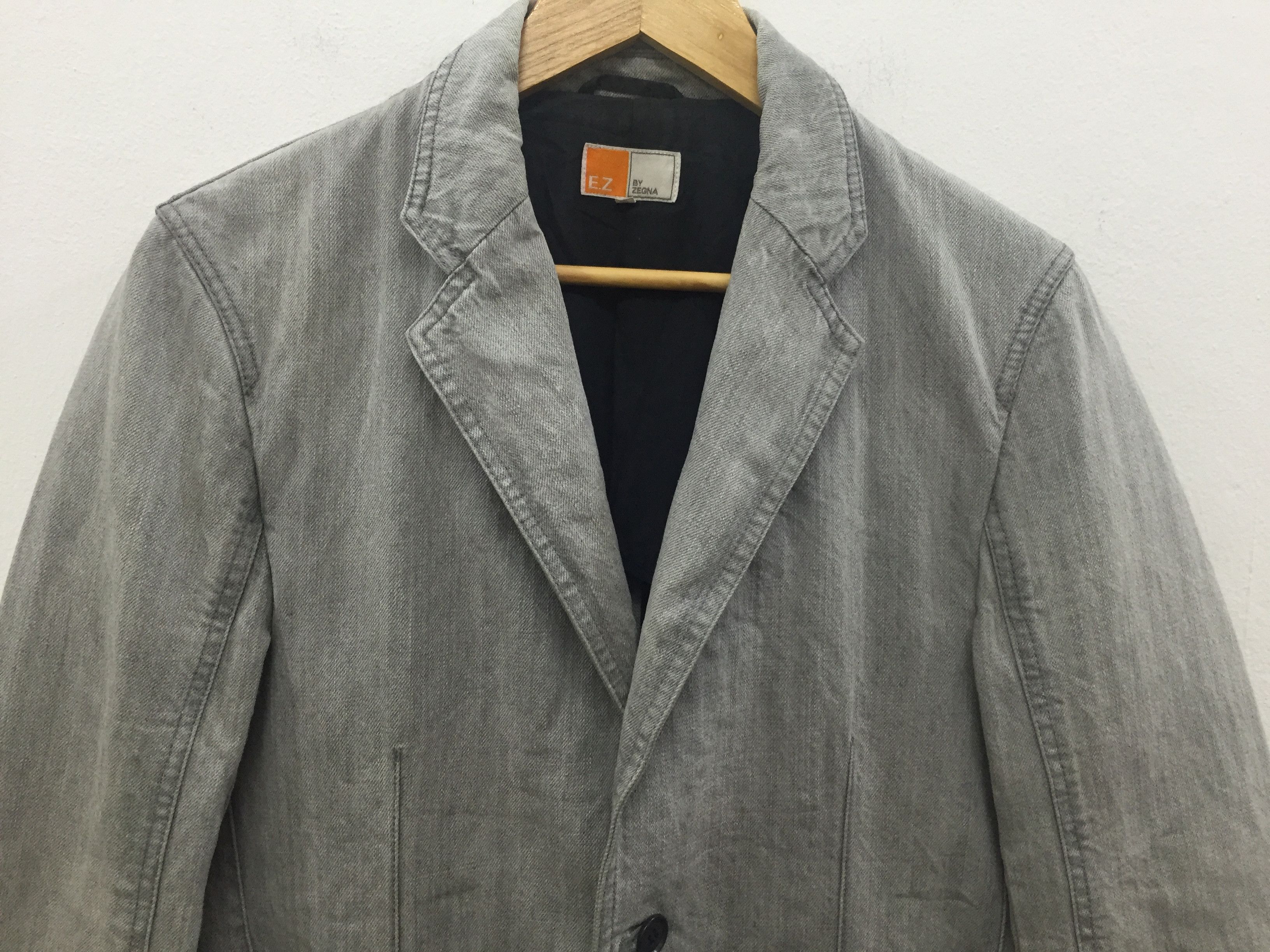Ermenegildo Zegna EZ by Zegna Denim Jacket blazer Size US M / EU 48-50 / 2 - 6 Thumbnail