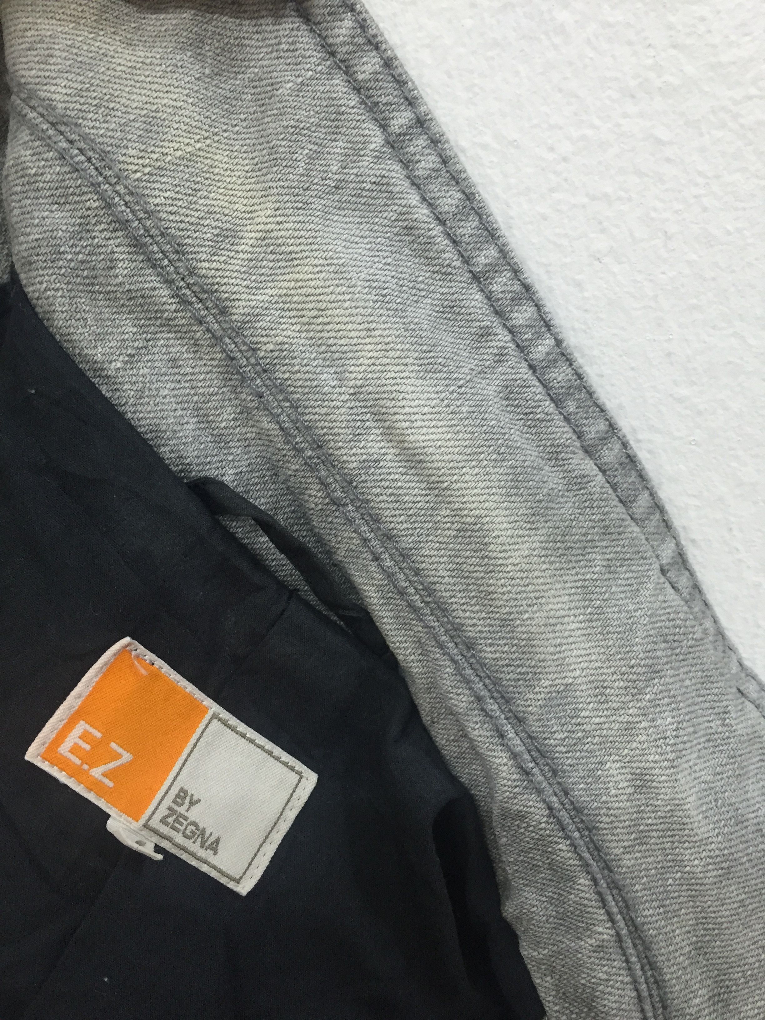 Ermenegildo Zegna EZ by Zegna Denim Jacket blazer Size US M / EU 48-50 / 2 - 11 Thumbnail