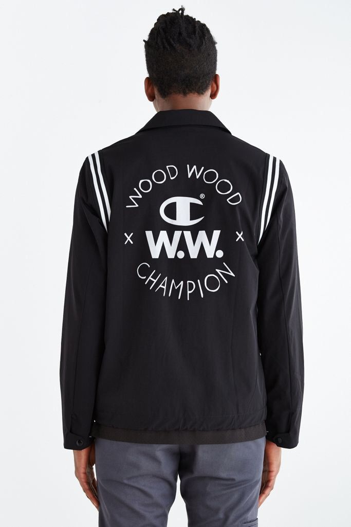 Champion Wood Wood Coach jacket Grailed