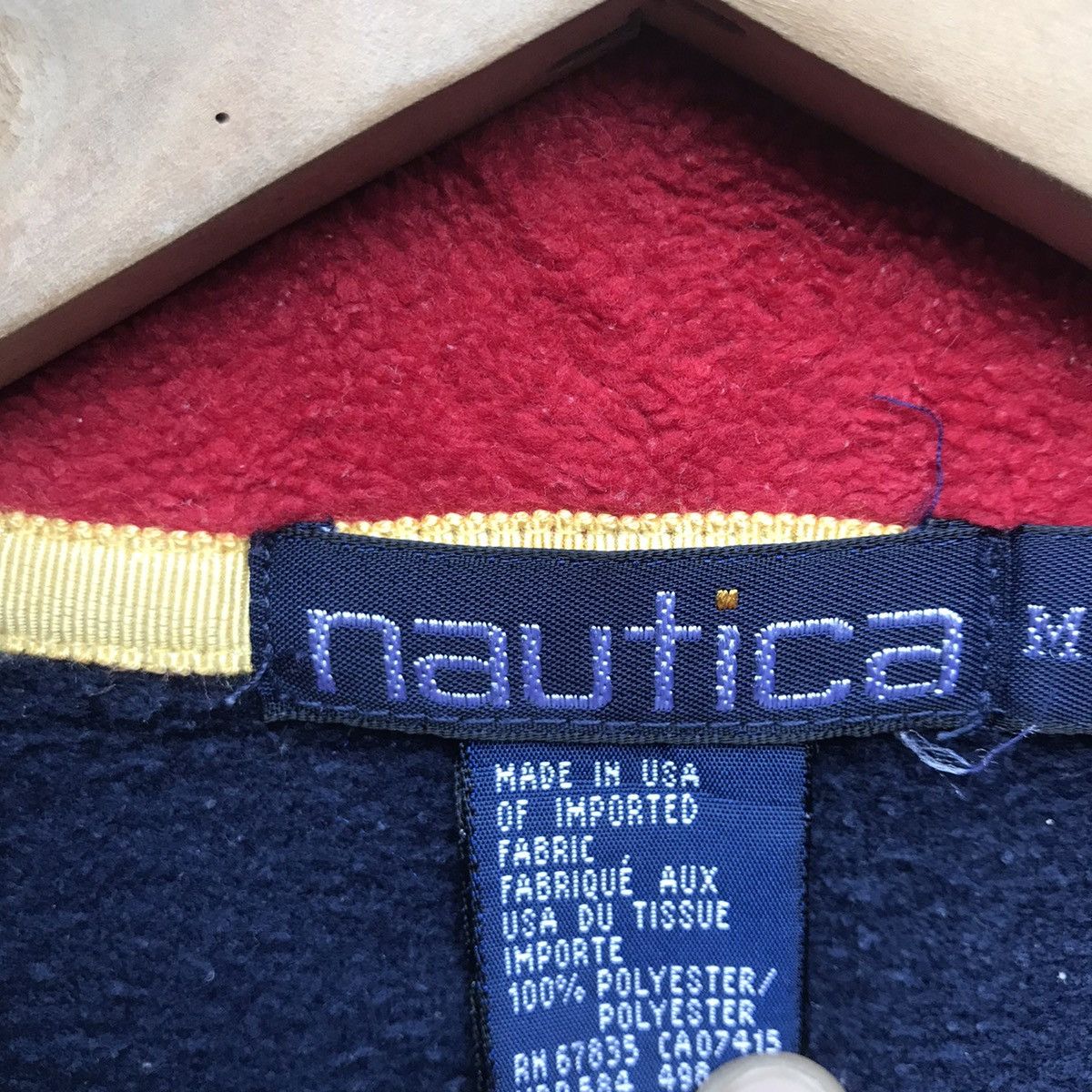 Nautica × Vintage Nautica Fleece Hafl Zipper Size US M / EU 48-50 / 2 - 4 Thumbnail