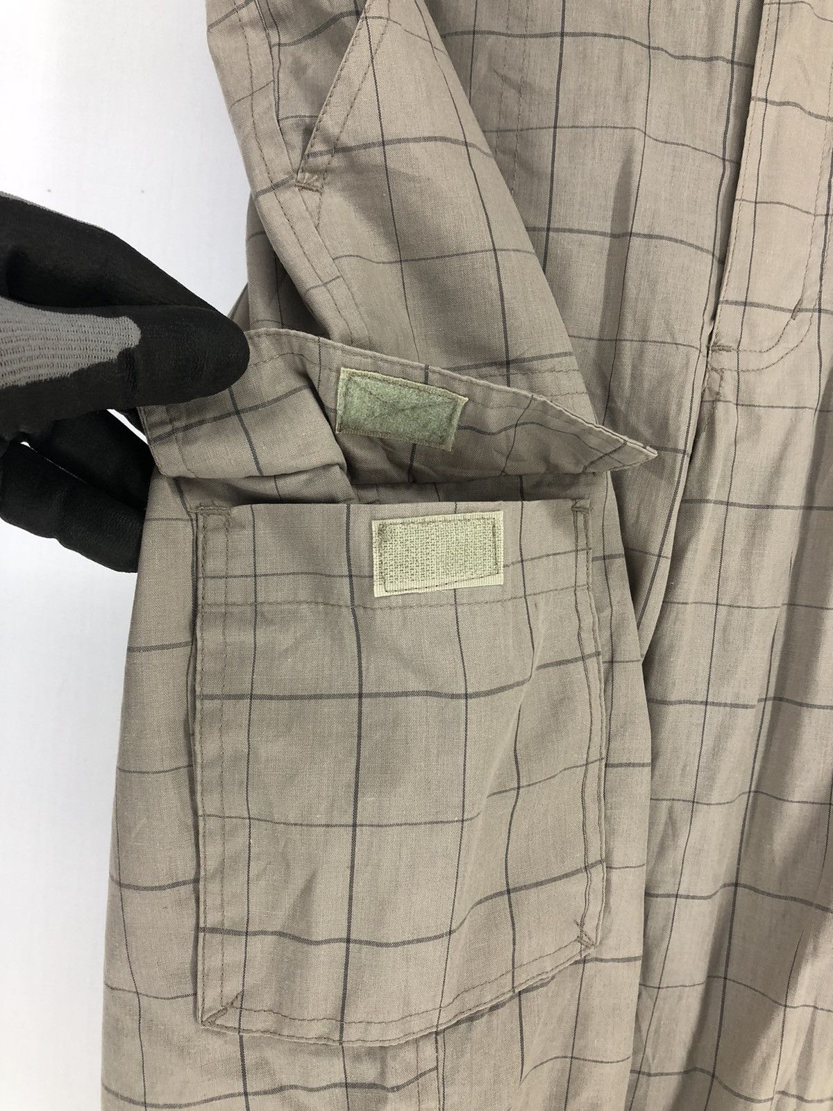 Japanese Brand PAS DE DEUX PLAID CARGO SWEATPANTS [#83] Size US 32 / EU 48 - 9 Thumbnail