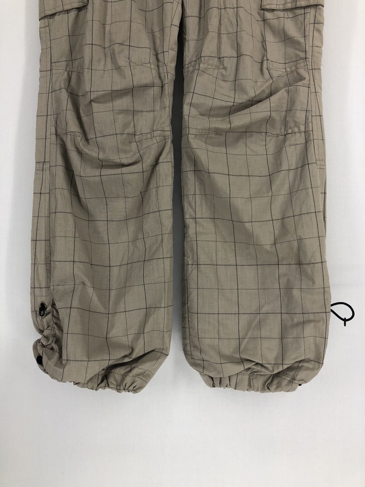 Japanese Brand PAS DE DEUX PLAID CARGO SWEATPANTS [#83] Size US 32 / EU 48 - 8 Thumbnail