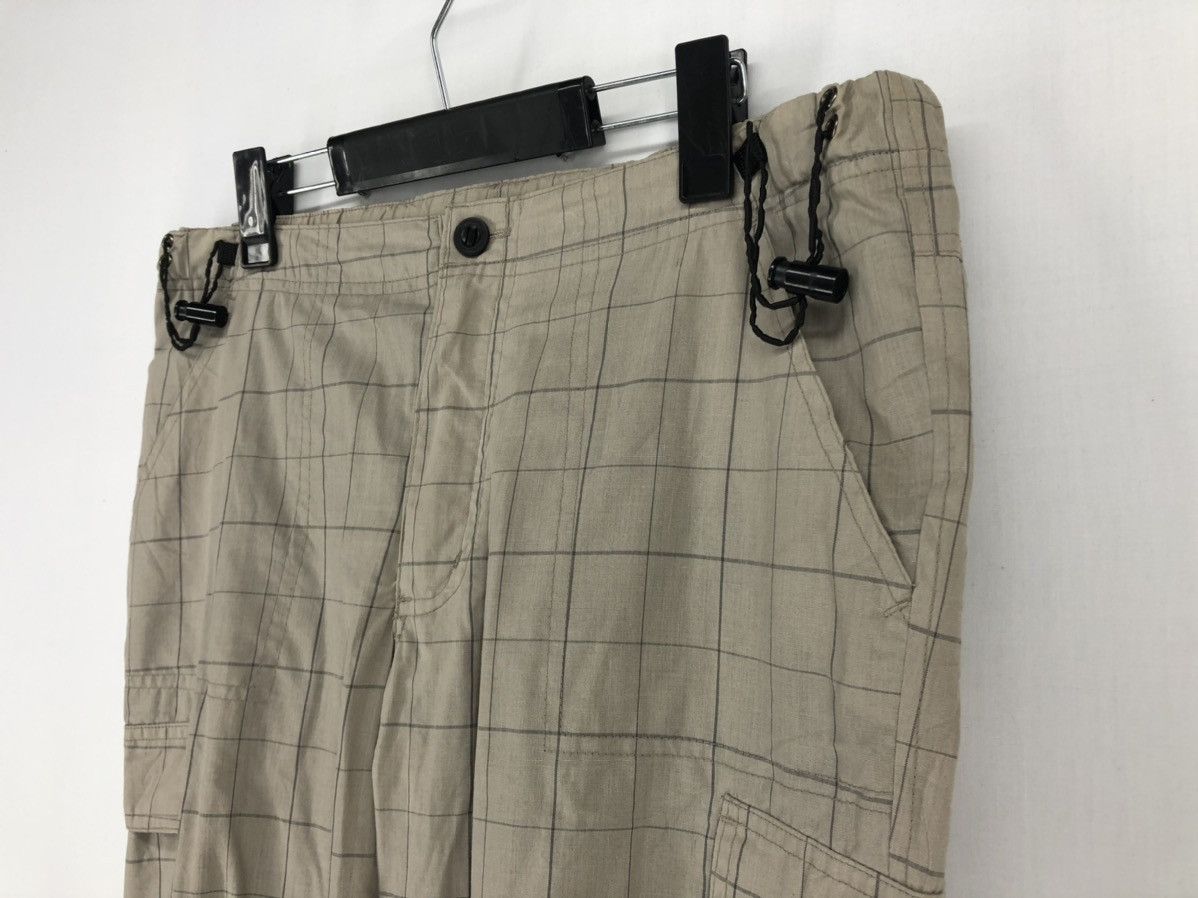 Japanese Brand PAS DE DEUX PLAID CARGO SWEATPANTS [#83] Size US 32 / EU 48 - 6 Thumbnail