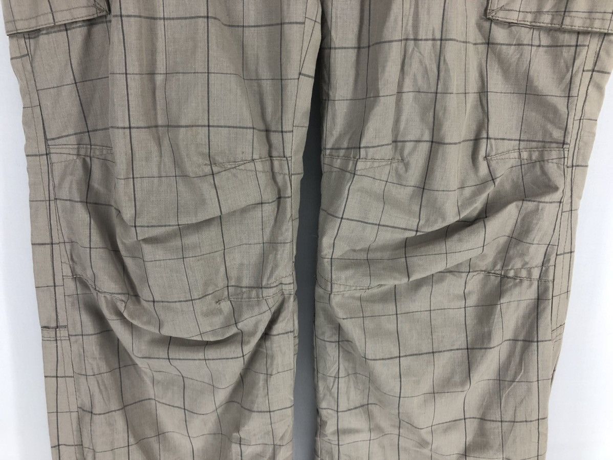 Japanese Brand PAS DE DEUX PLAID CARGO SWEATPANTS [#83] Size US 32 / EU 48 - 7 Thumbnail