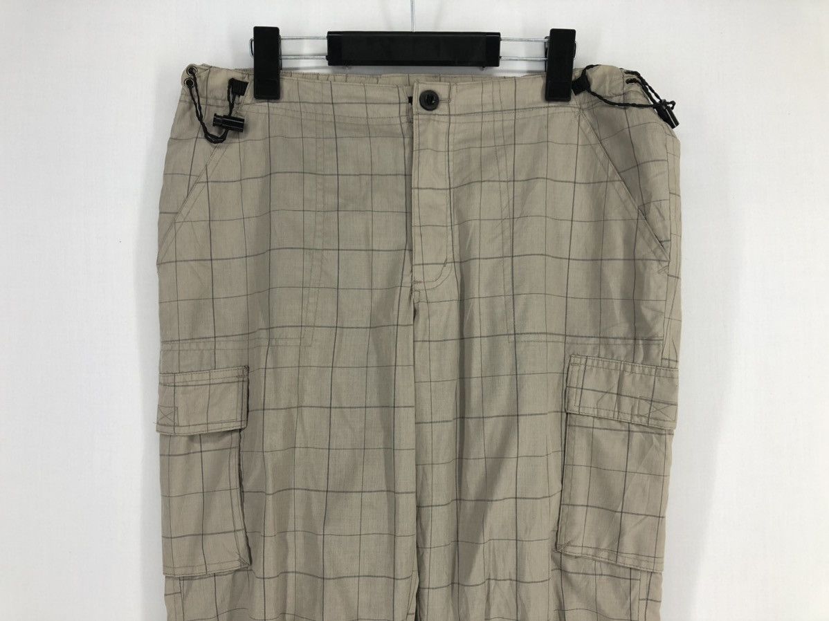 Japanese Brand PAS DE DEUX PLAID CARGO SWEATPANTS [#83] Size US 32 / EU 48 - 3 Thumbnail