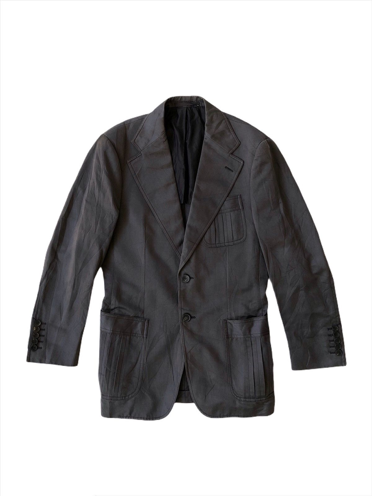 Tom Ford Vintage Gucci Tom Ford Moleskin Two Button Blazer/Jacket Size 46R - 1 Thumbnail