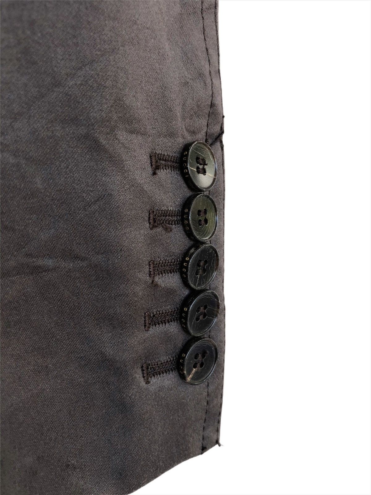 Tom Ford Vintage Gucci Tom Ford Moleskin Two Button Blazer/Jacket Size 46R - 6 Thumbnail