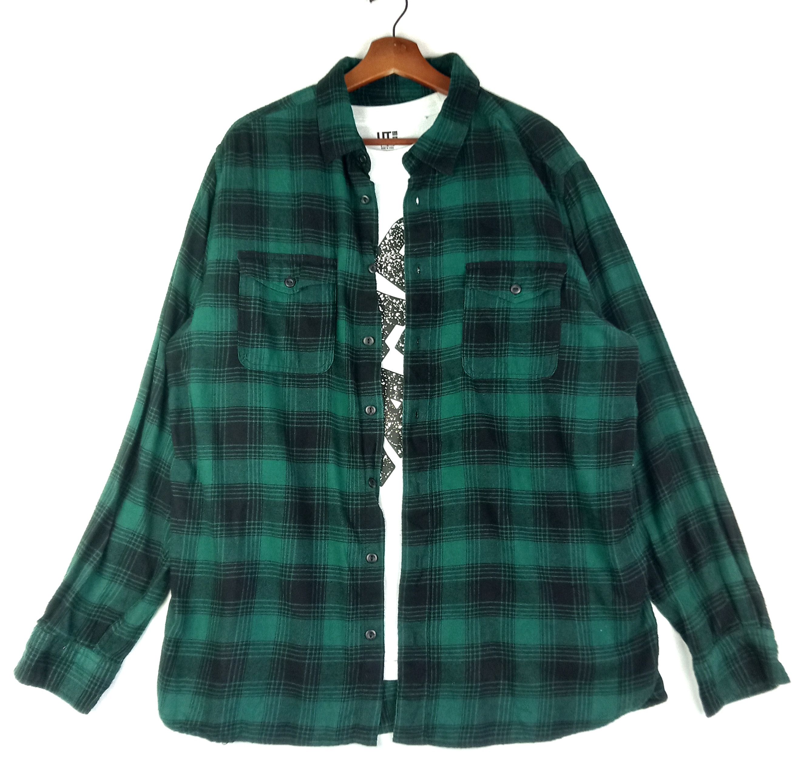 Flannel × Mossimo Mossimo Supply Co Flanel Checked Button Up Size US XL / EU 56 / 4 - 1 Thumbnail