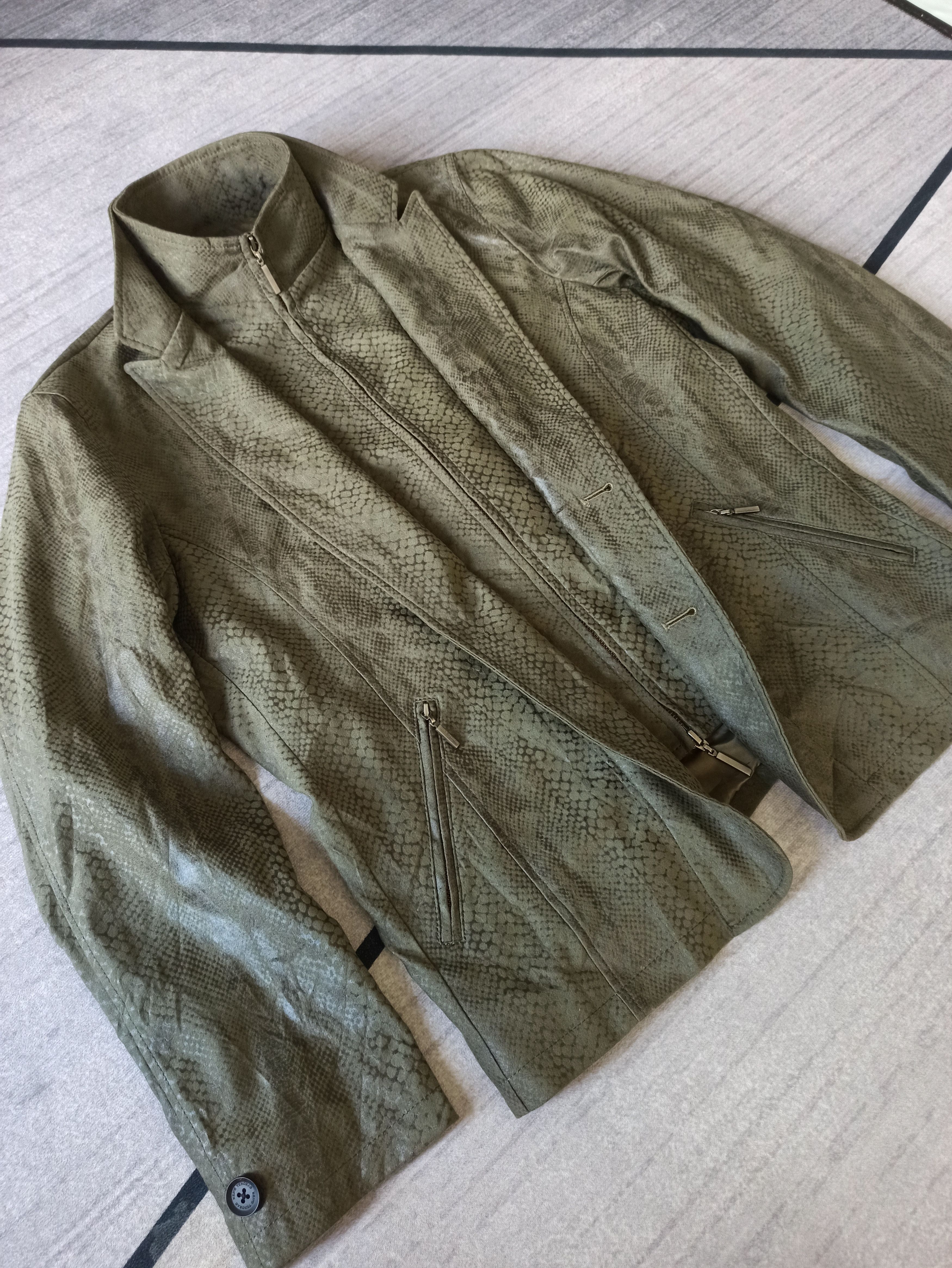 Japanese Brand × Other Stylish Coat Jacket Snakeskin Pattern by Men's Tenoras Size US L / EU 52-54 / 3 - 2 Thumbnail