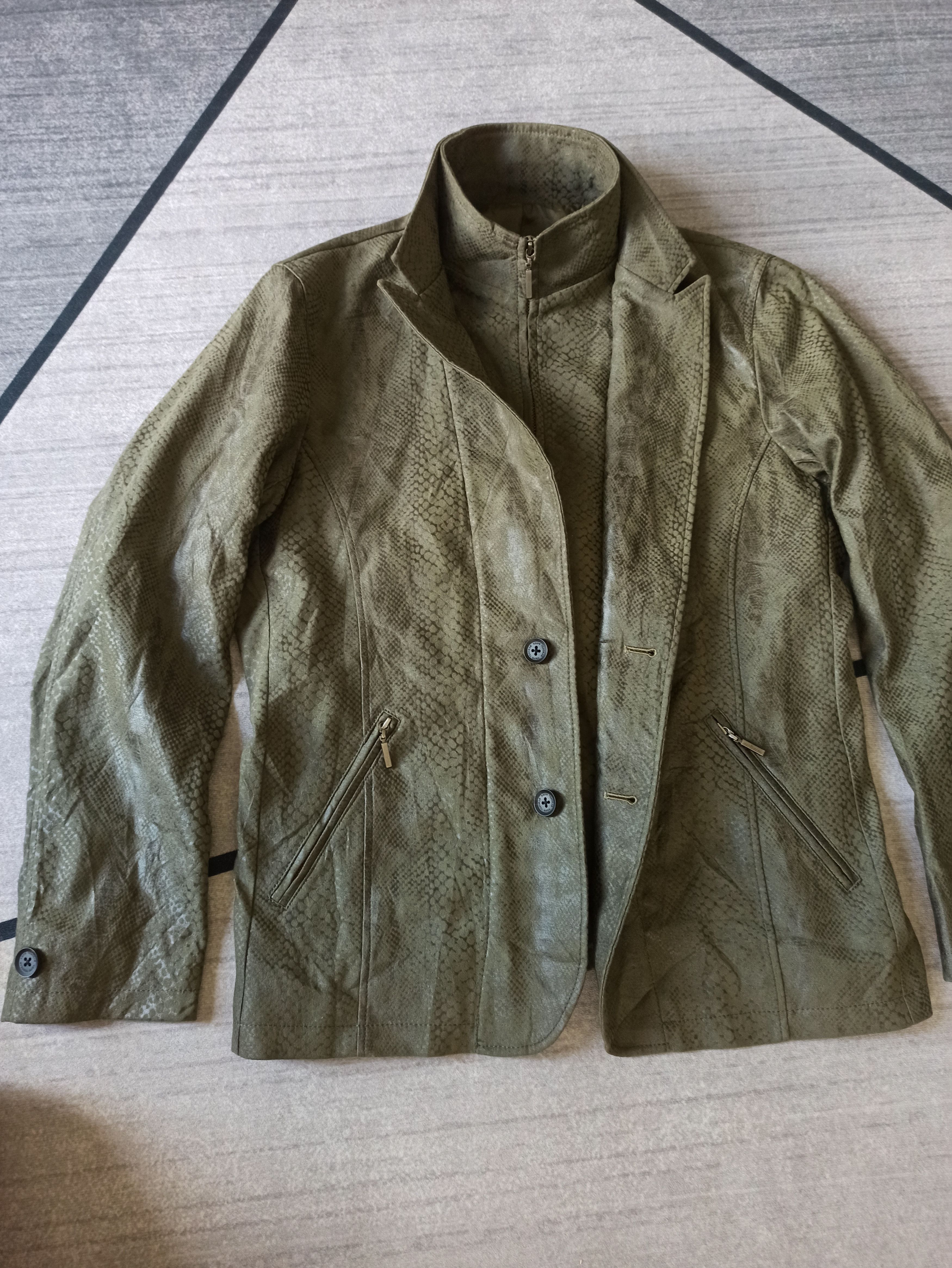 Japanese Brand × Other Stylish Coat Jacket Snakeskin Pattern by Men's Tenoras Size US L / EU 52-54 / 3 - 3 Thumbnail