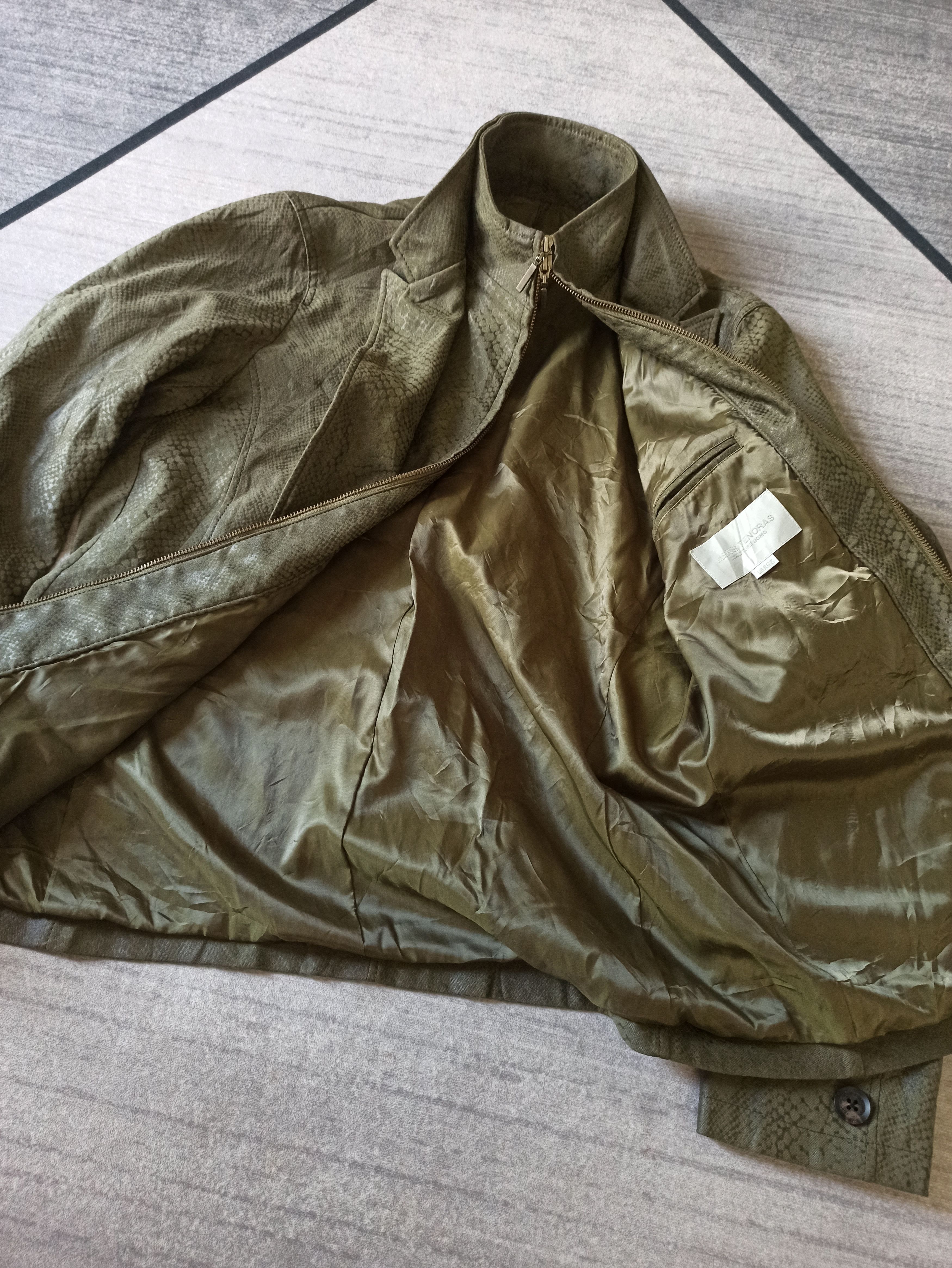 Japanese Brand × Other Stylish Coat Jacket Snakeskin Pattern by Men's Tenoras Size US L / EU 52-54 / 3 - 5 Thumbnail