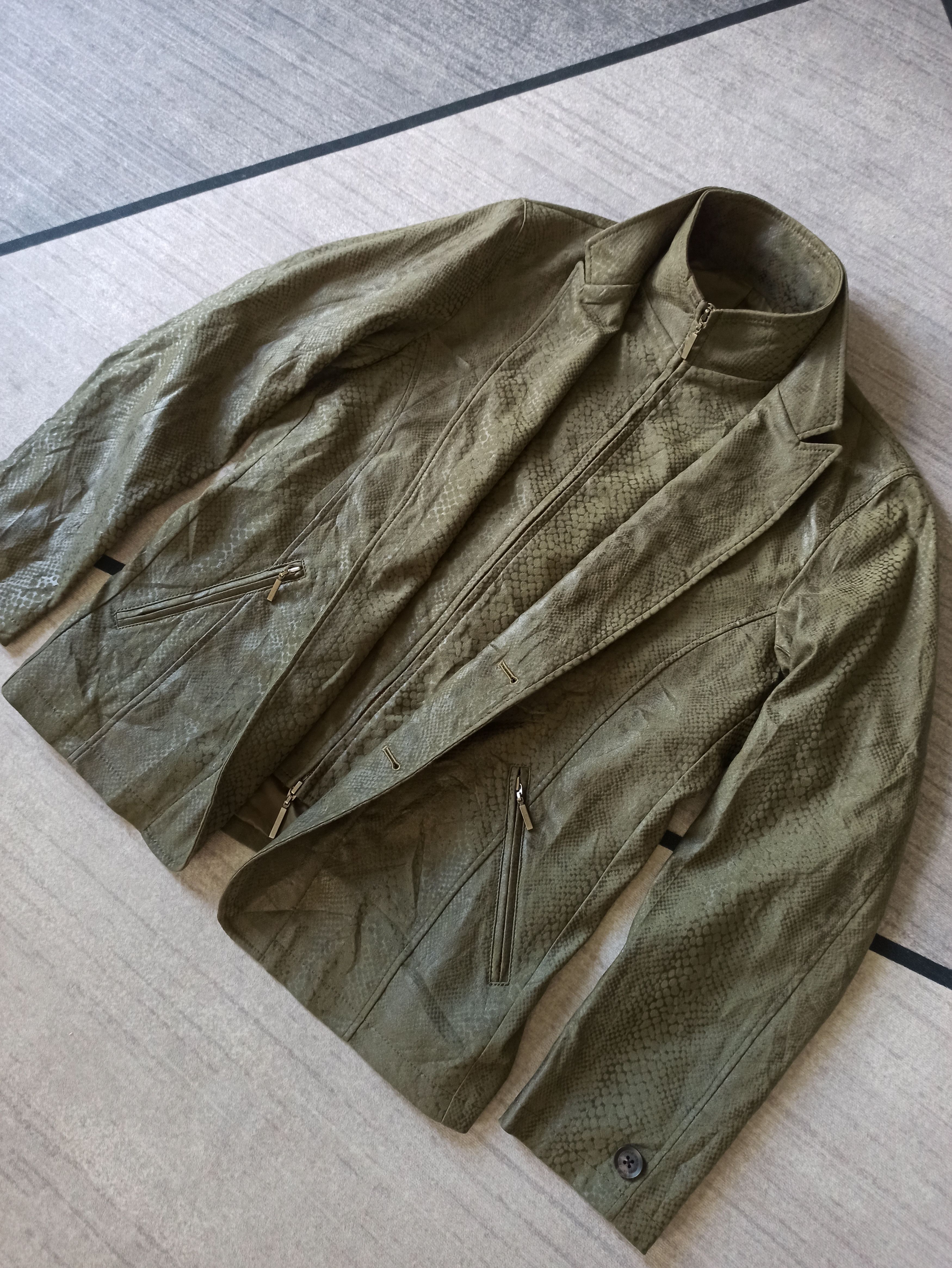 Japanese Brand × Other Stylish Coat Jacket Snakeskin Pattern by Men's Tenoras Size US L / EU 52-54 / 3 - 1 Thumbnail