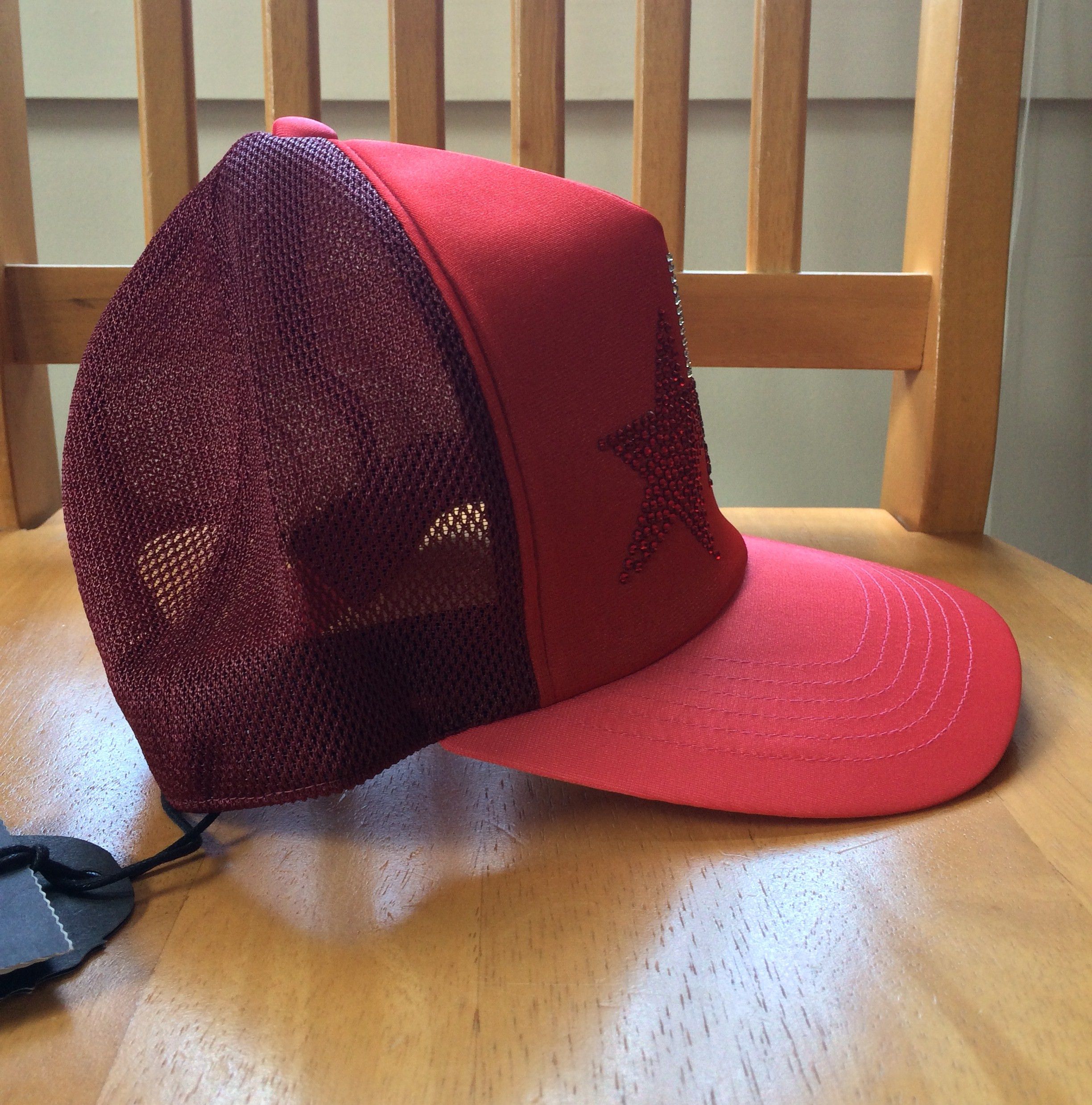 Bape NWT Bape Swarovski Trucker Hat Size ONE SIZE - 4 Thumbnail